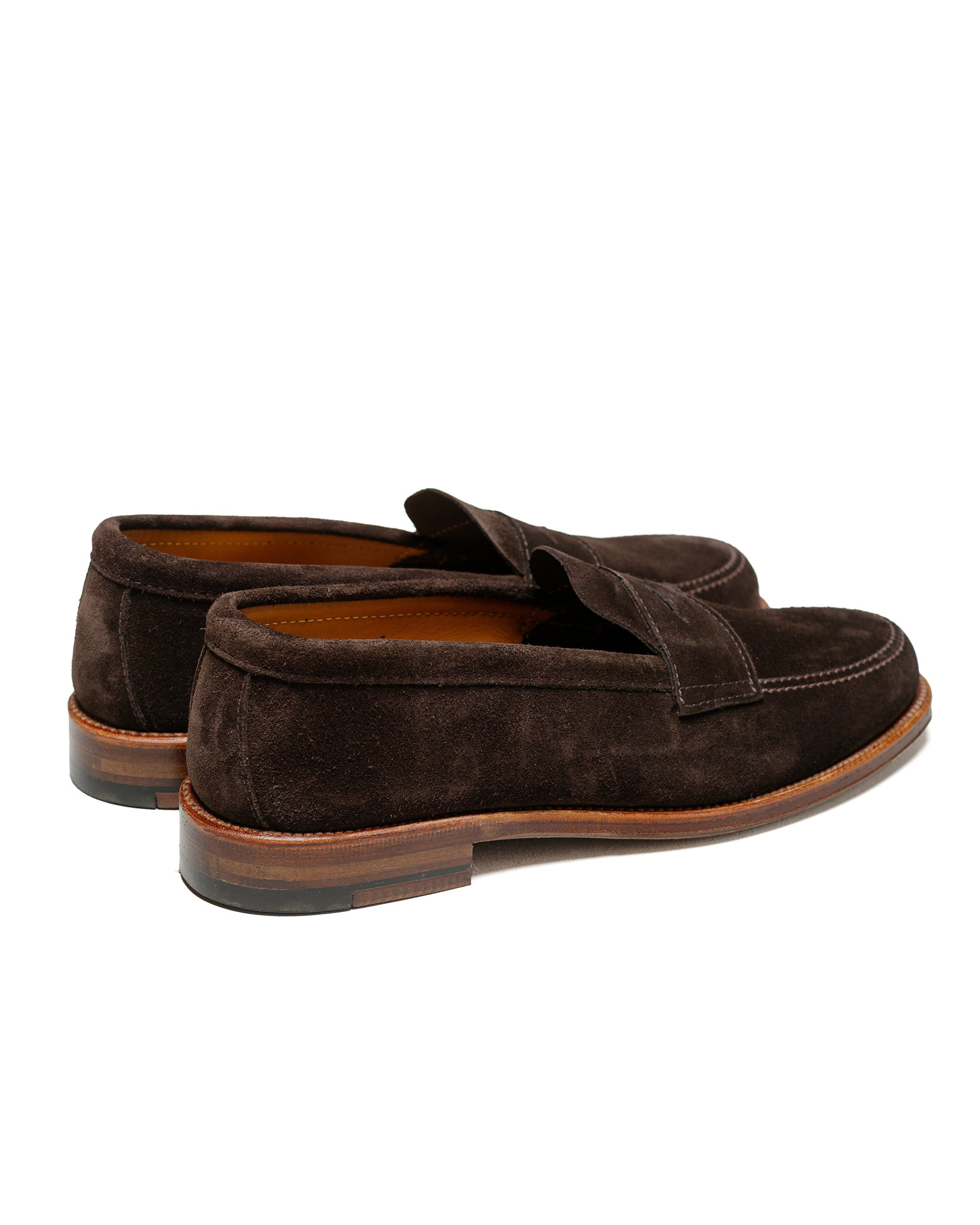 Penny Loafer Dark Brown Suede 5738F - 3