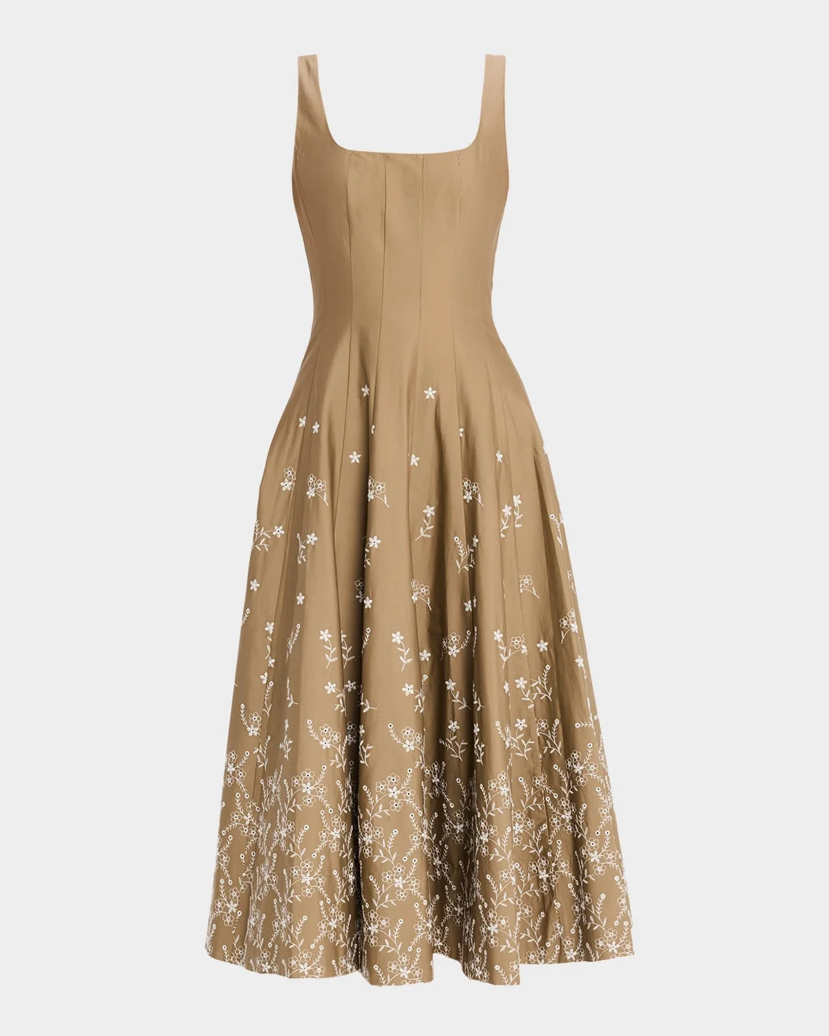 Wells Poplin Midi Dress - 1