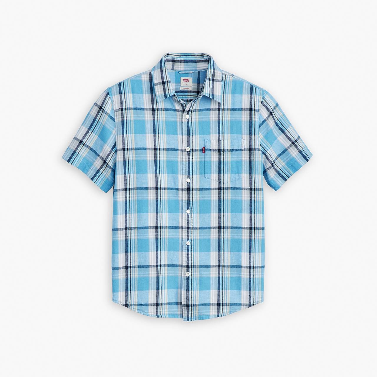 SHORT SLEEVE CLASSIC STANDARD FIT SHIRT - 1