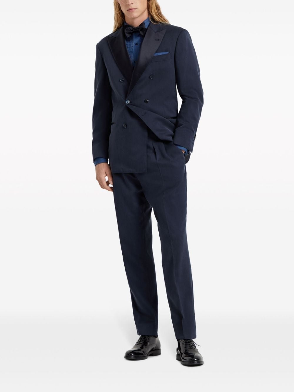 silk tuxedo suit - 2