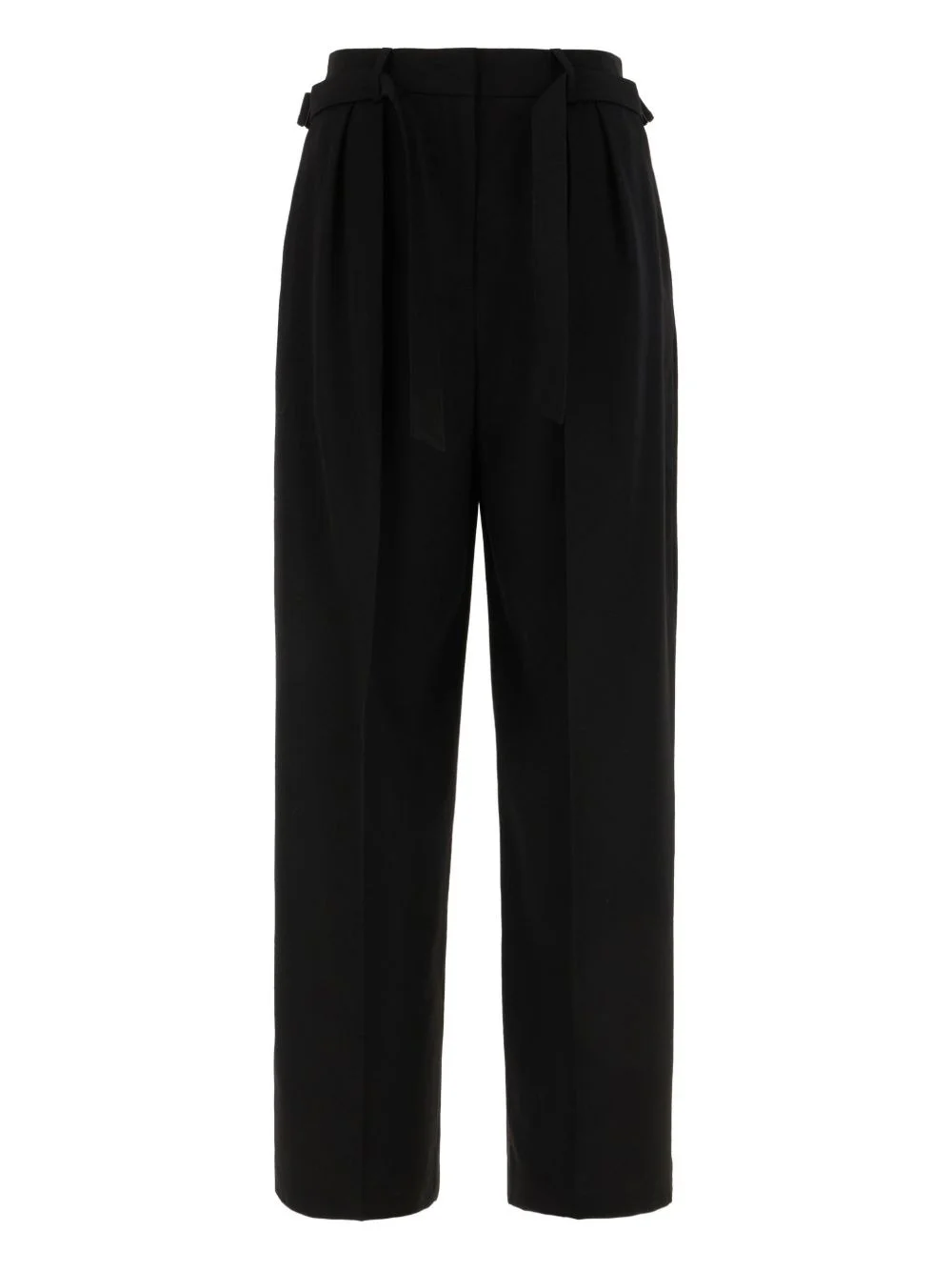 pleated belted trousers - 1