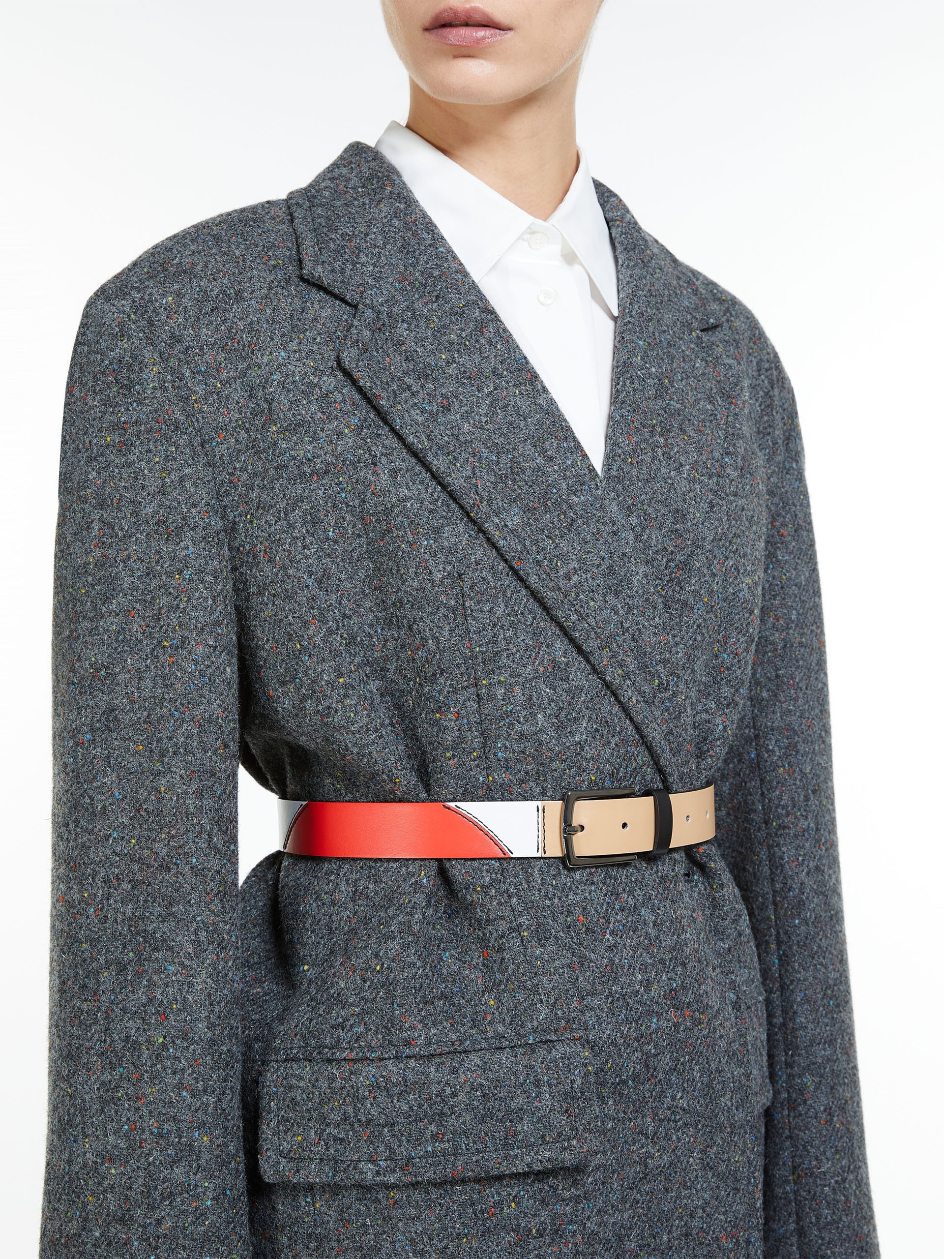 PEDONE Multicoloured leather belt - 3