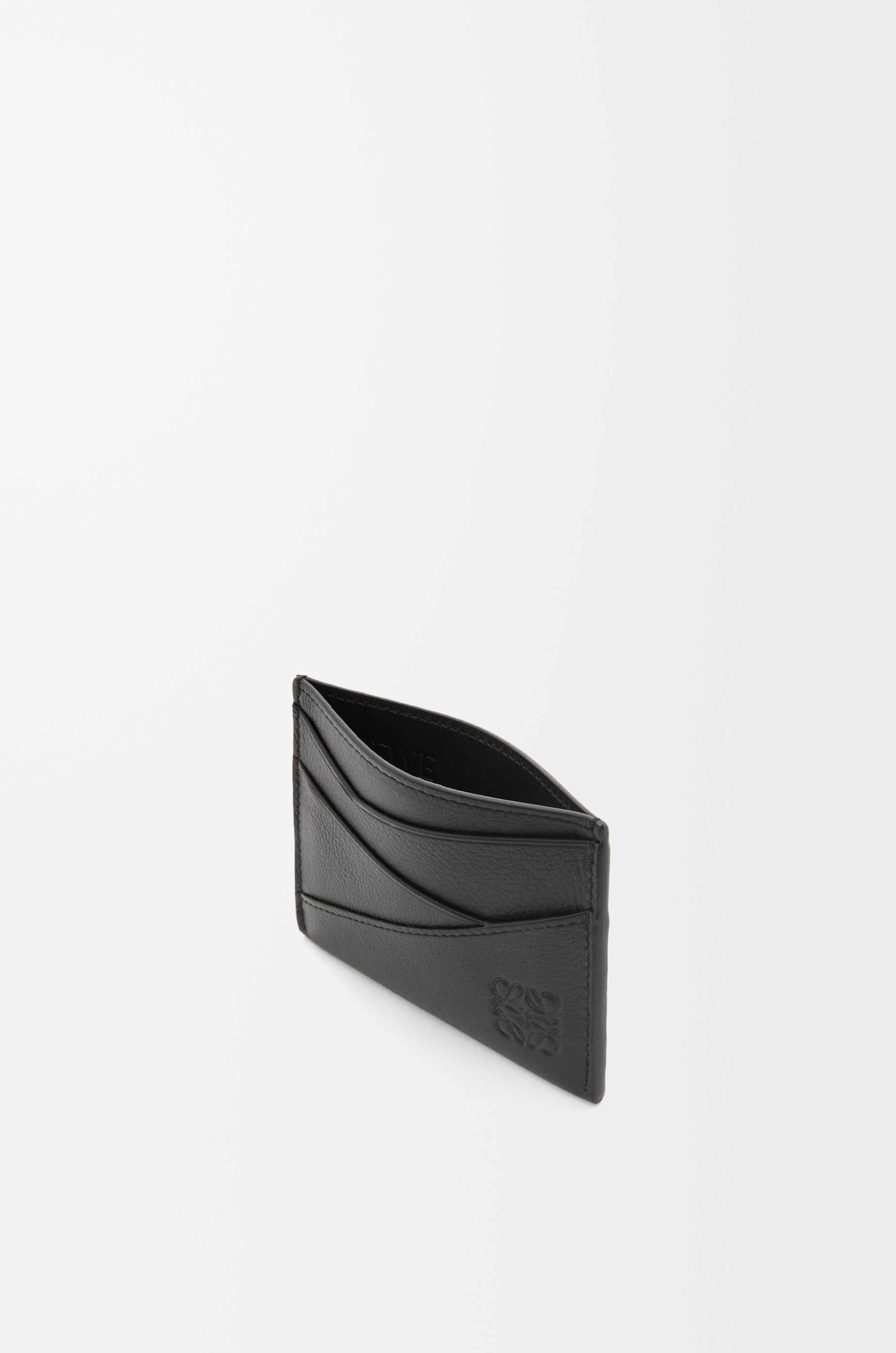 Puzzle Edge plain cardholder in classic calfskin - 2