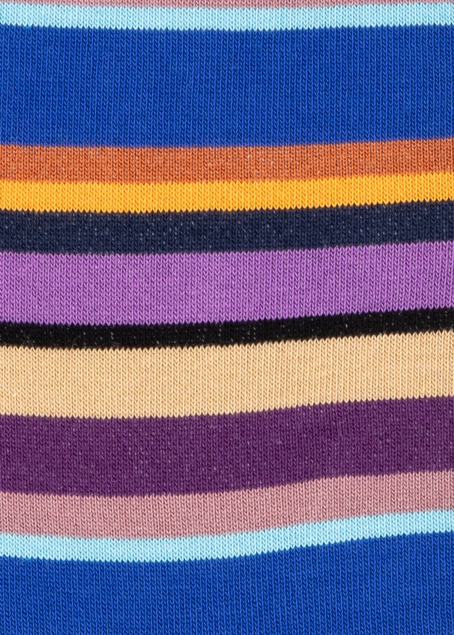 Cobalt Blue Multi-Stripe Socks - 2