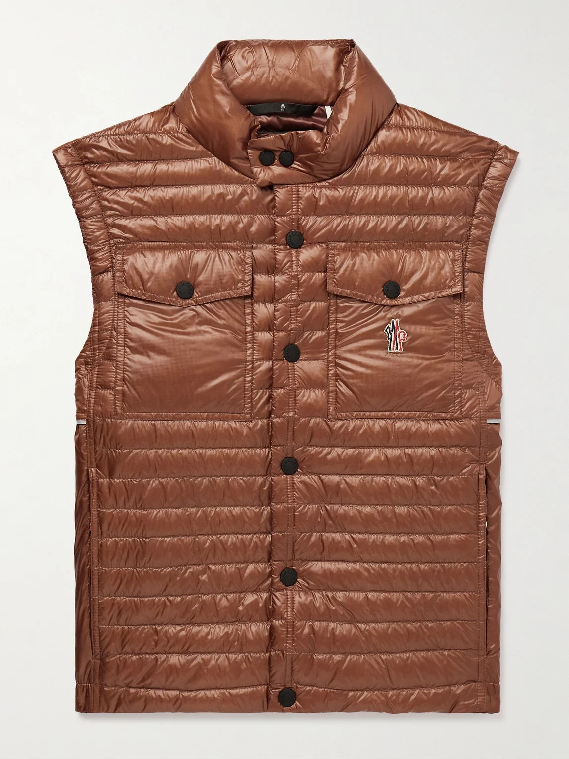 Ollon Logo-Appliquéd Quilted Polartec® Alpha® Ripstop Down Gilet - 1