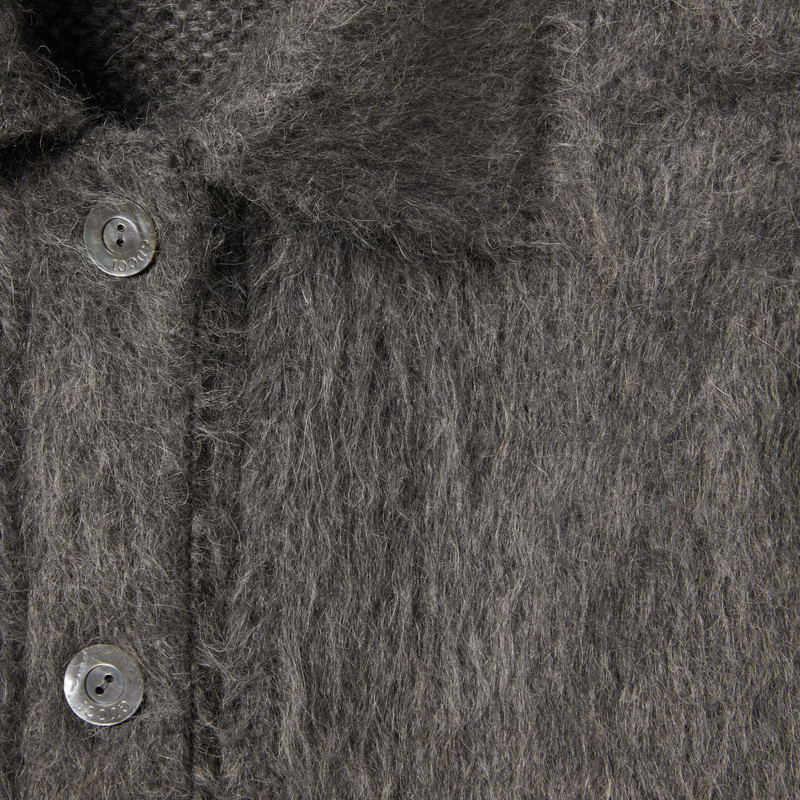 Brushed extra fine mohair cardigan 6