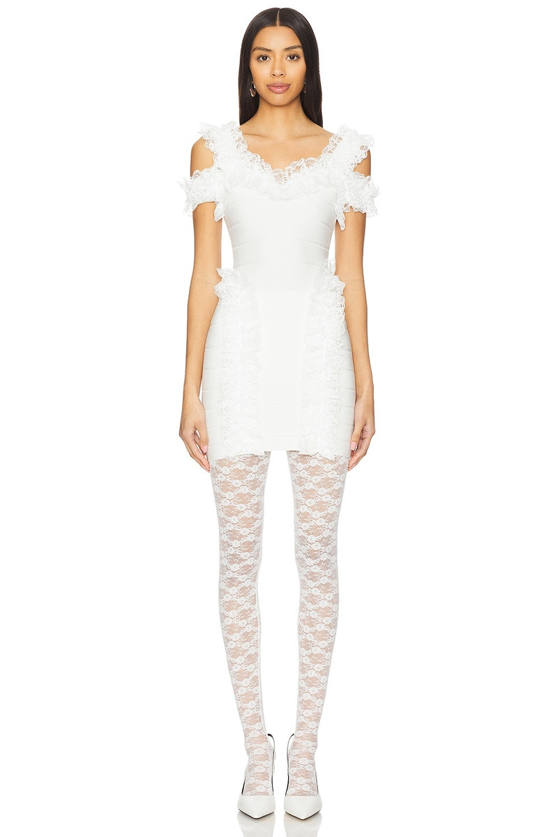 self-portrait x Christopher Kane Lace Tights outlook
