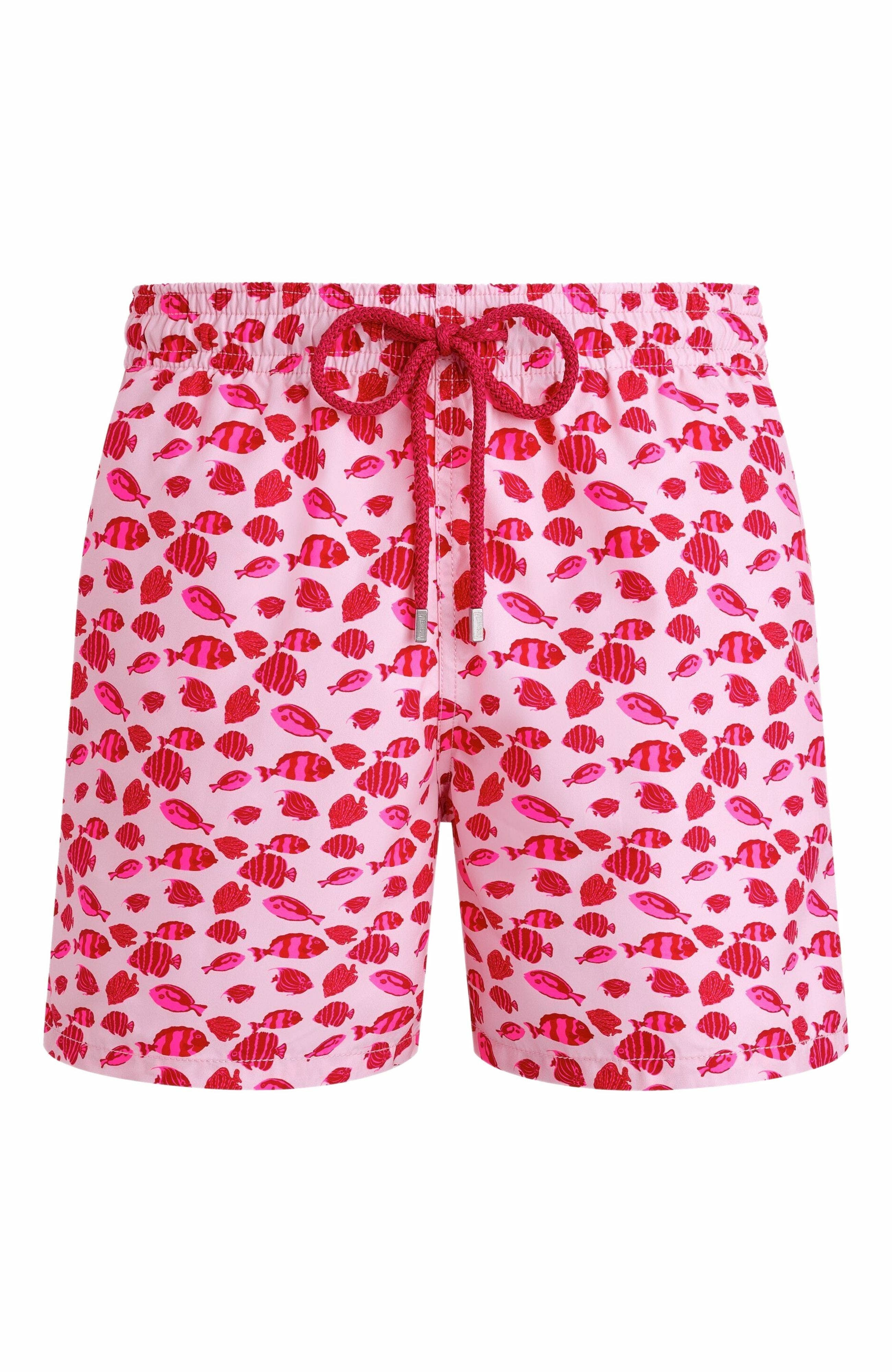 Vilebrequin Men's Fishy Dance Swim Trunks in Pivoine at Nordstrom - 2