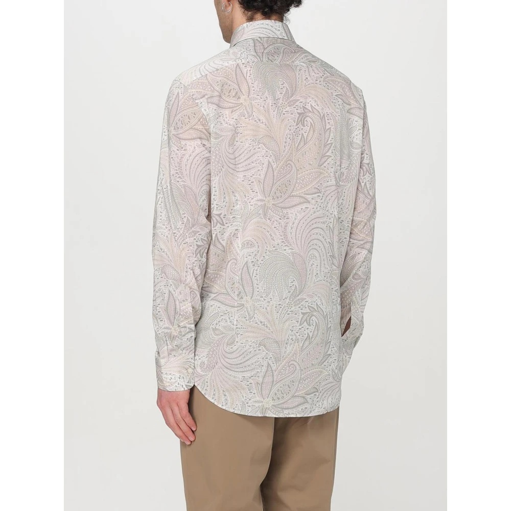 IVORY PAISLEY COTTON SHIRT - 3