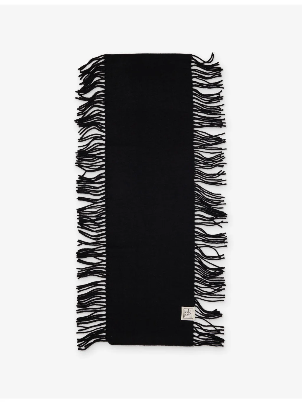 Tassel Wool And Cashmere Scarf - 1