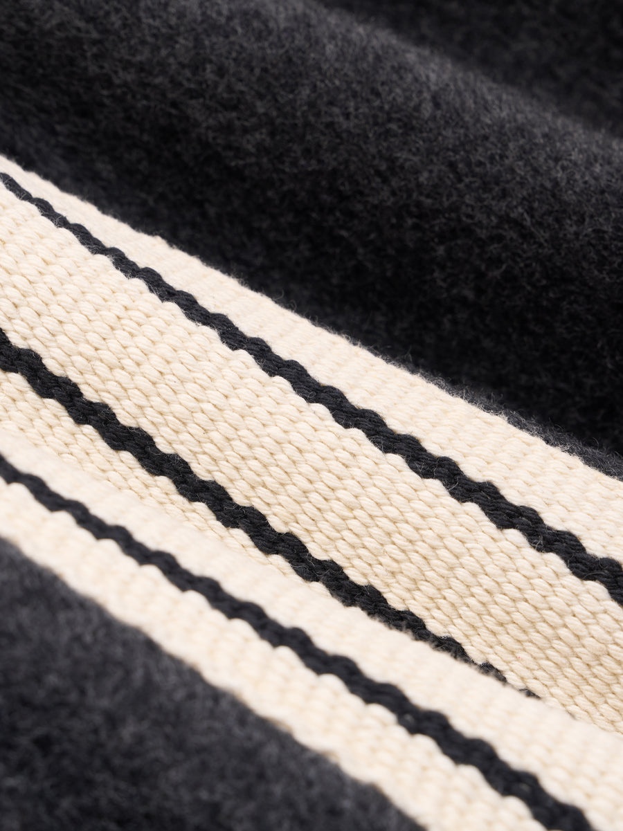 Wool Cashmere Striped Forum Pant - 4