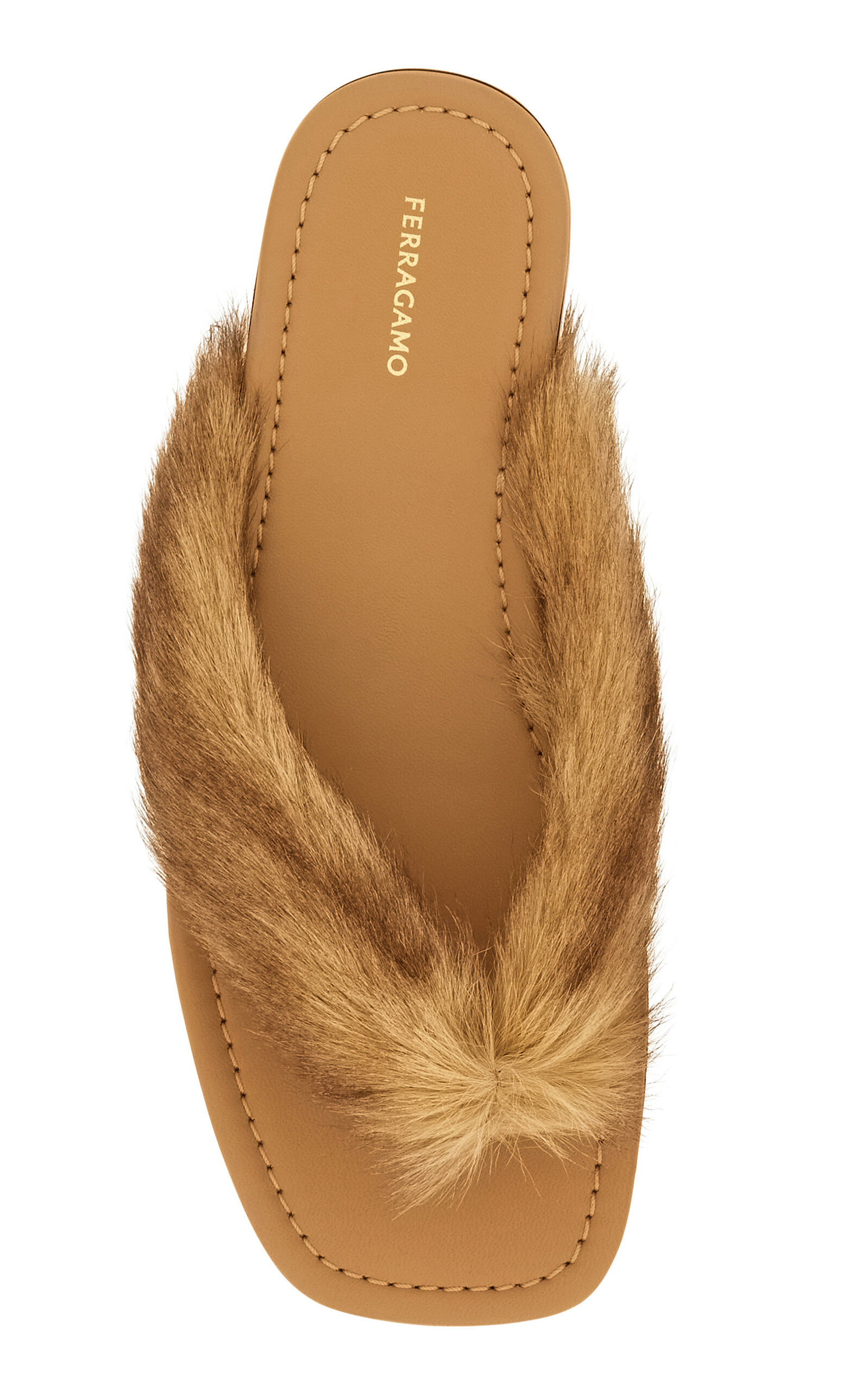 Loly Shearling Sandals tan - 3