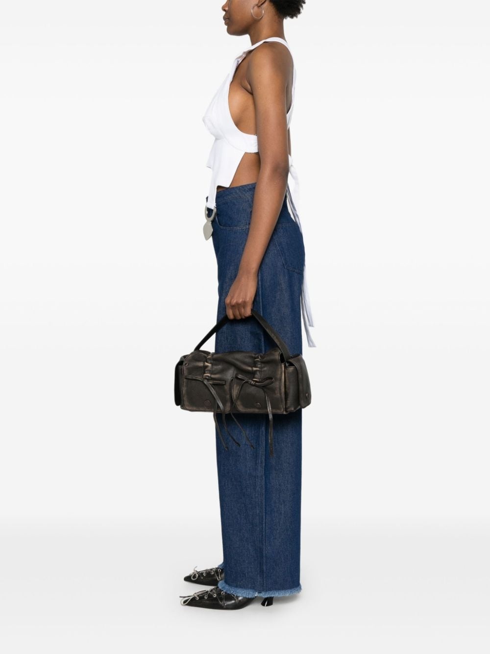faded-effect tote bag - 2