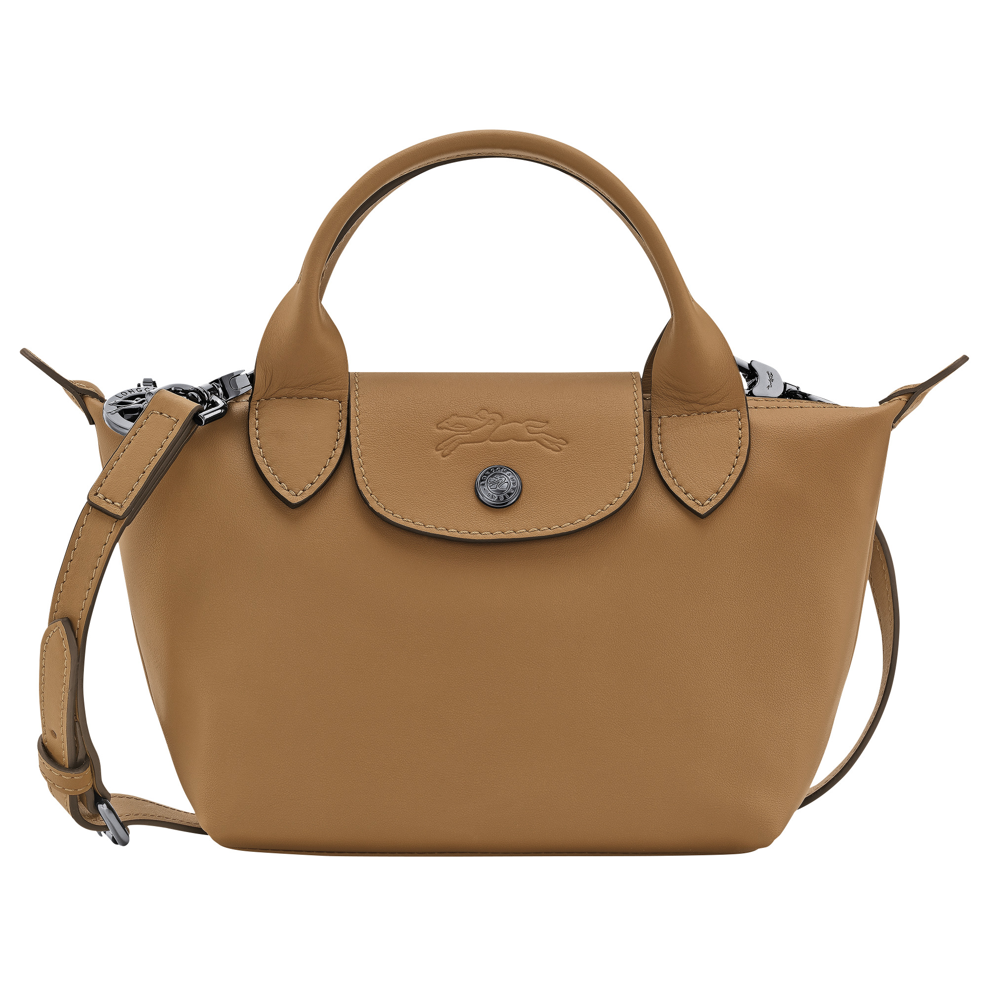 Le Pliage Xtra XS Handbag Tobacco - Leather - 1