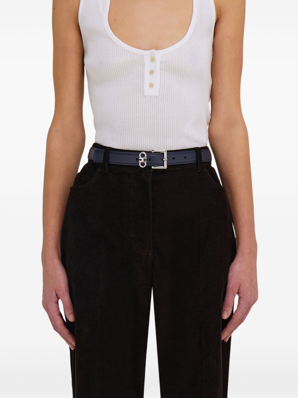 Double Gancini belt - 4