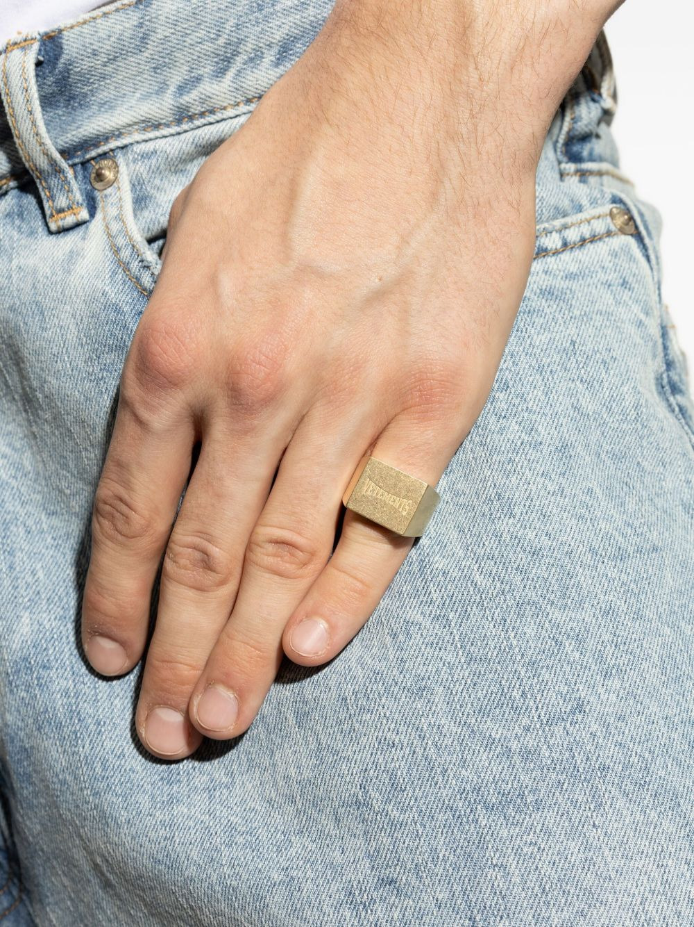 square-signet ring - 2