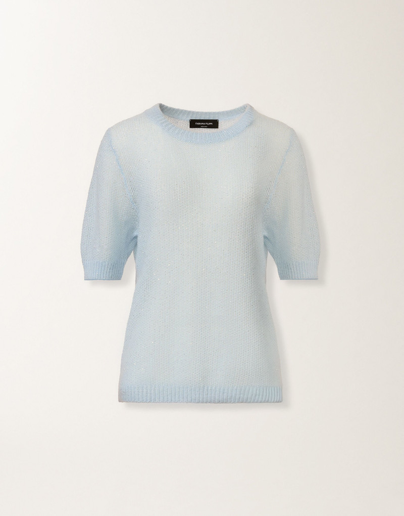 Mohair sweater with sequins 1