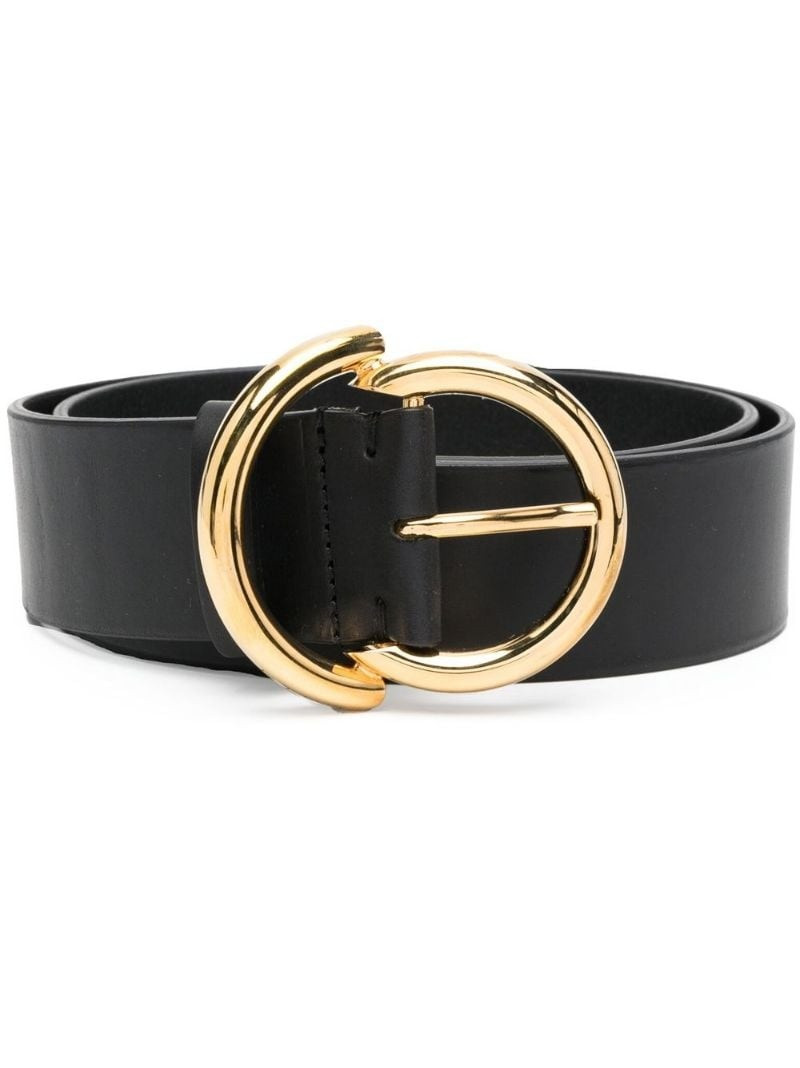 Etro gold-buckle leather belt outlook