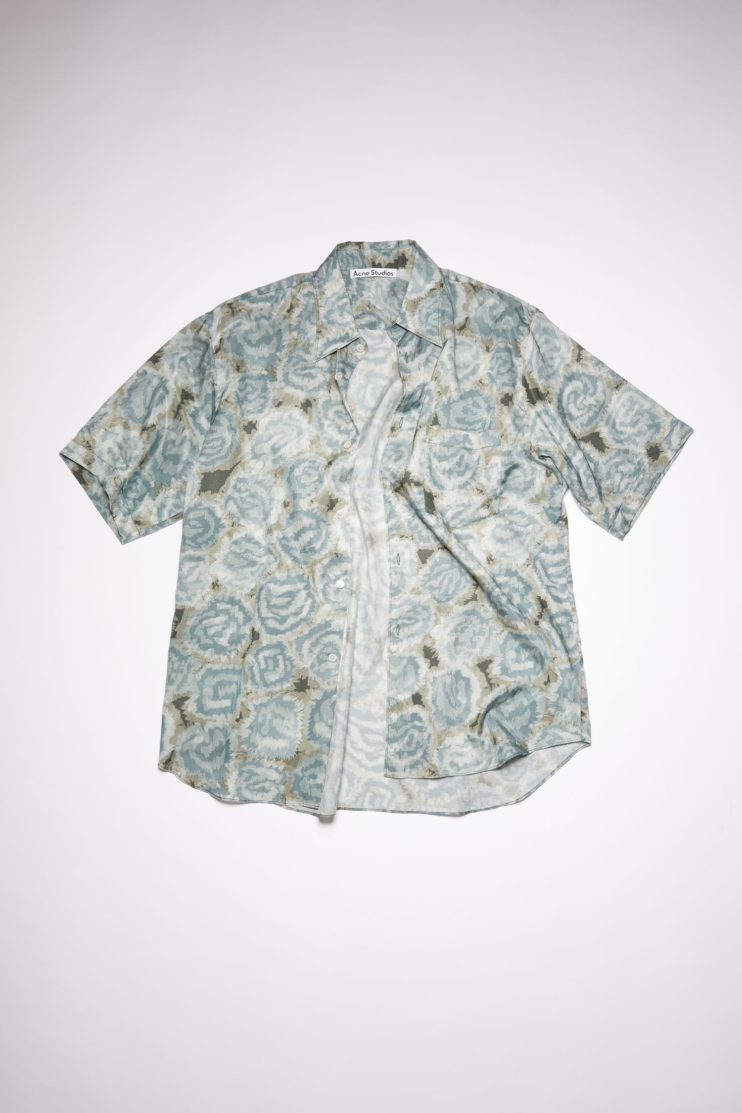 Printed shirt - Pale green - 1