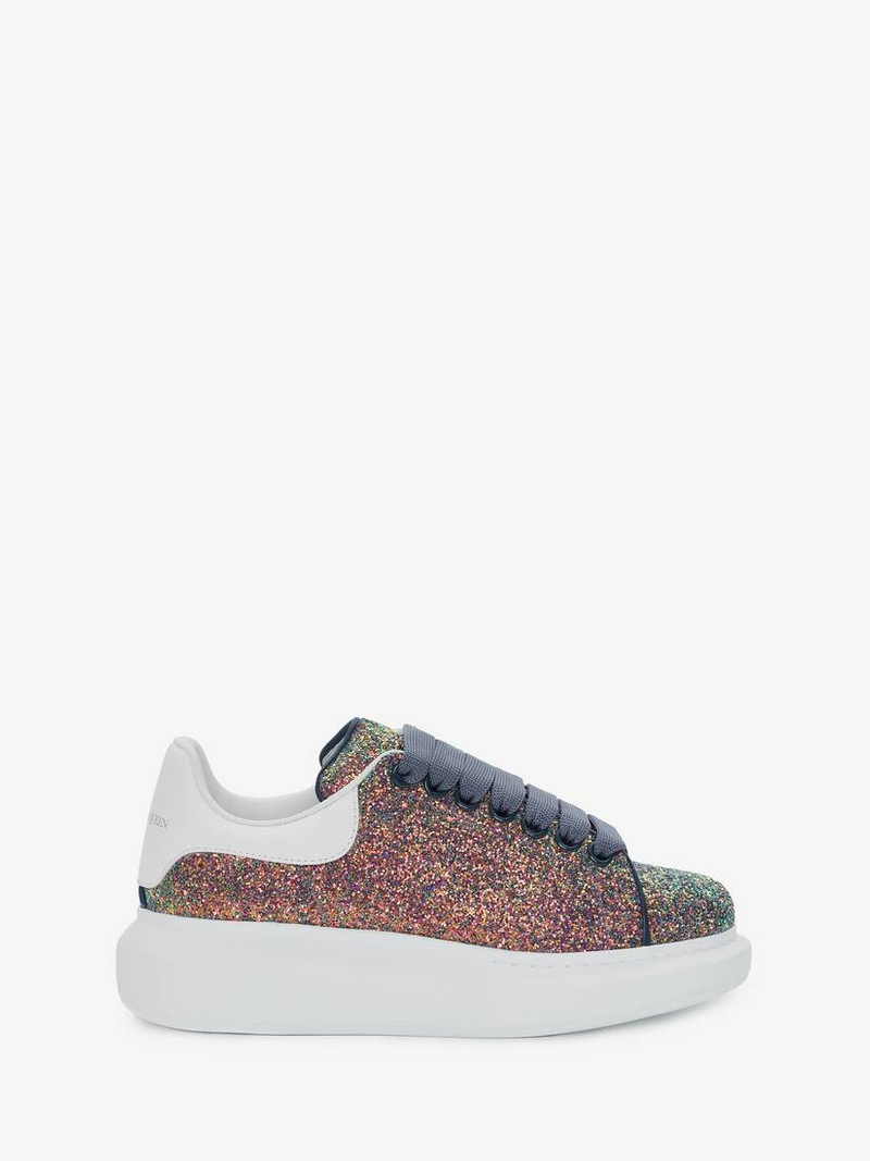 Oversized Sneaker in Petrol Blue - 1