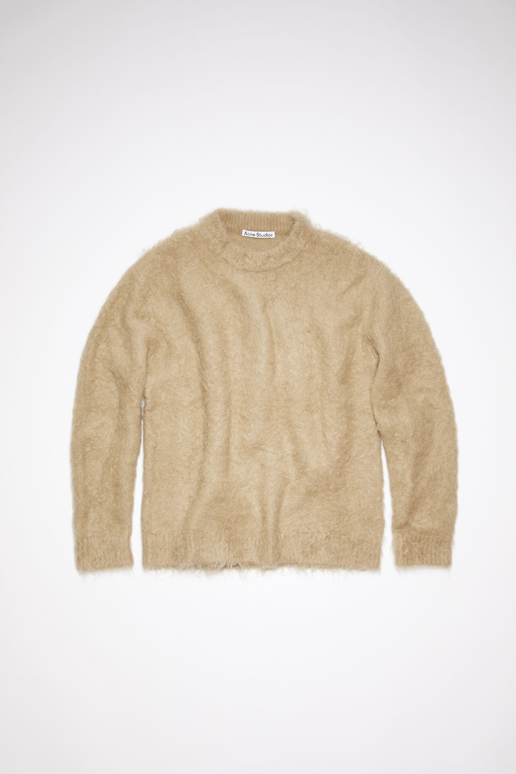 Mohair wool jumper - Dark beige - 6