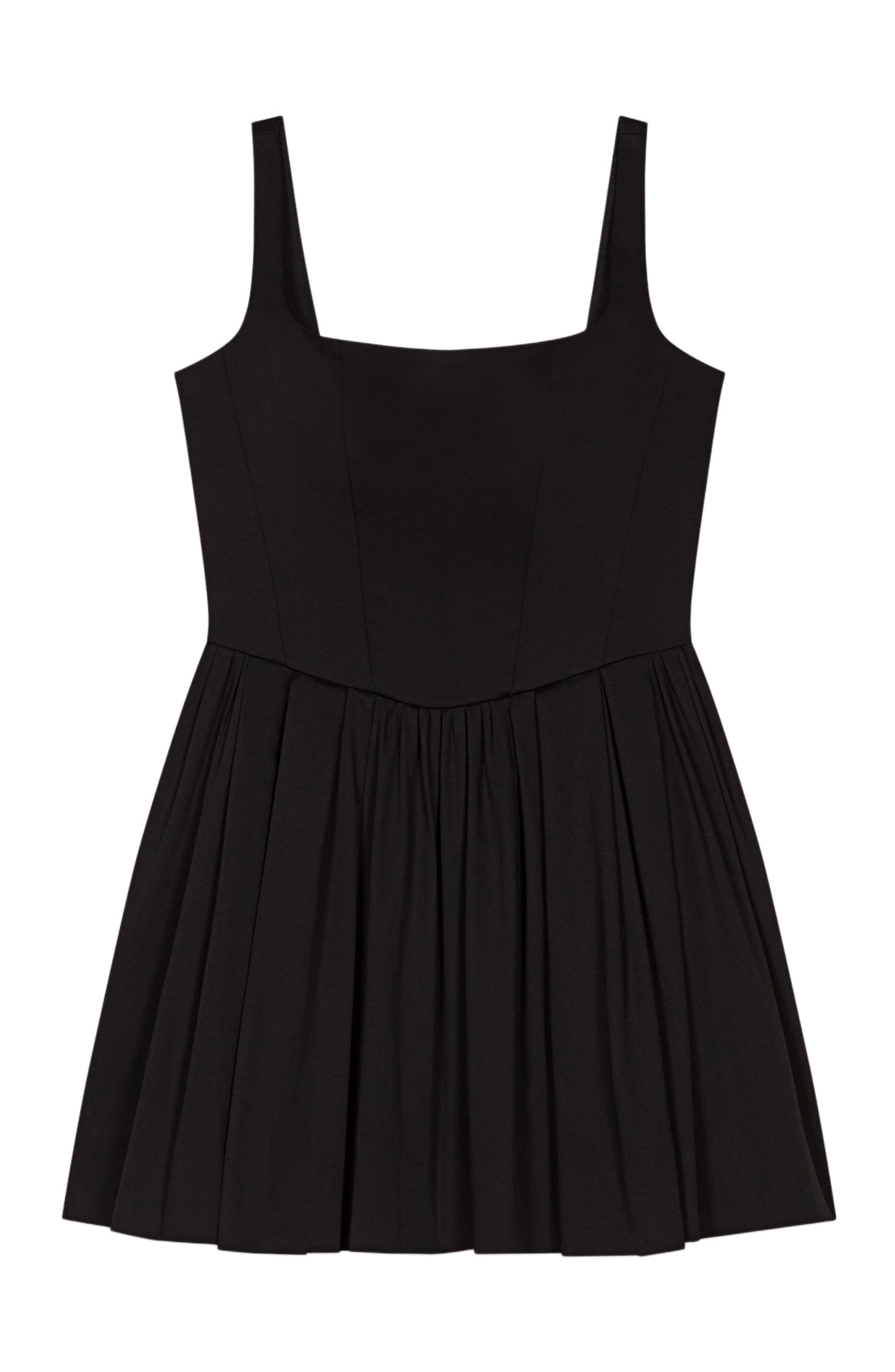 maje Short cotton dress in Black at Nordstrom - 8