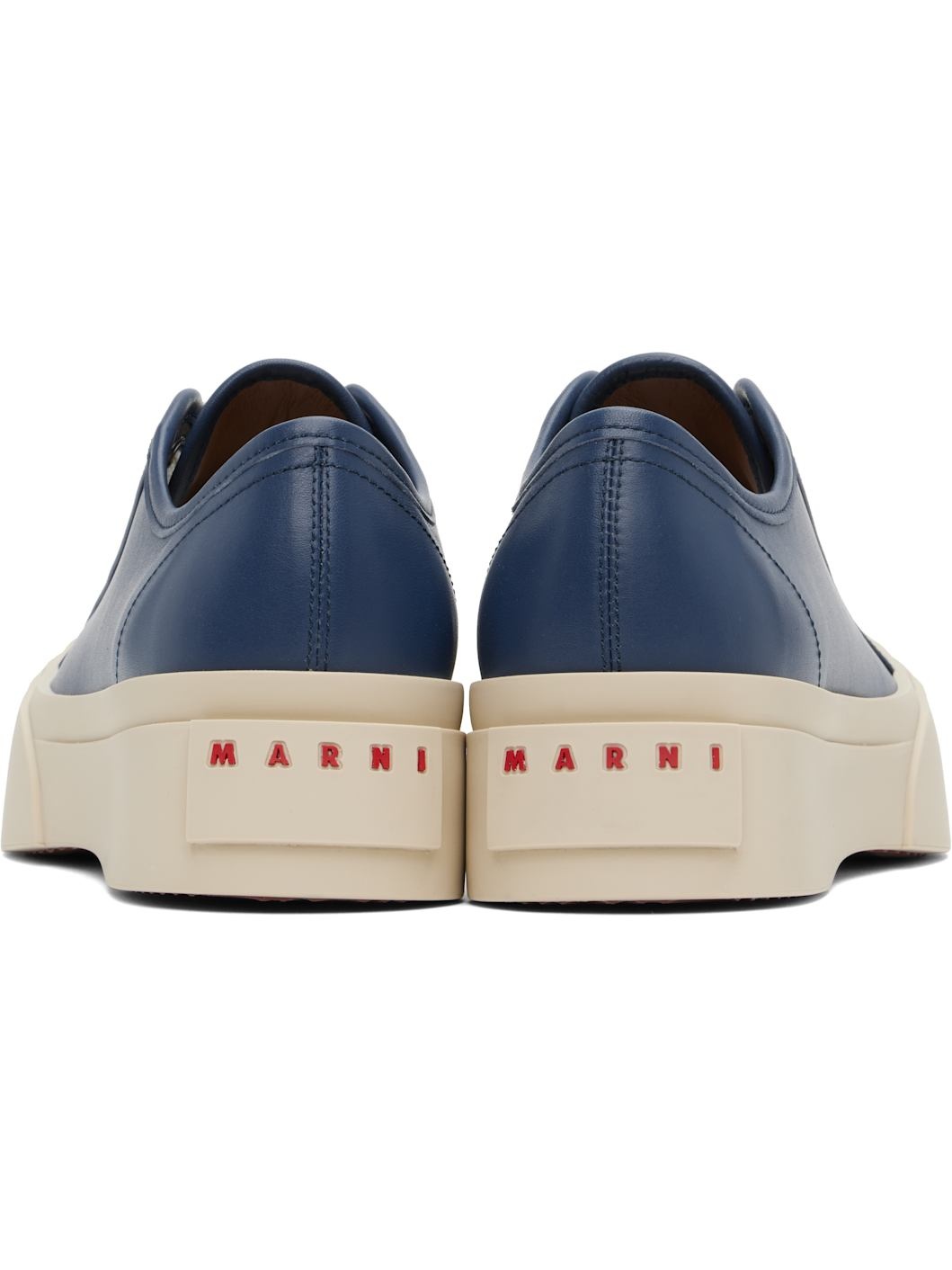 Navy Nappa Leather Pablo Sneakers - 2