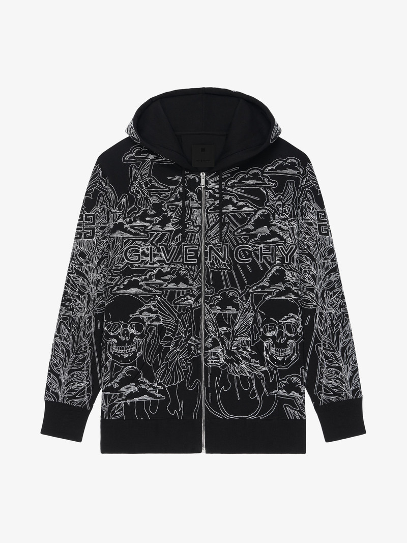 HOODIE IN FELPA WITH GIVENCHY LOGO 1