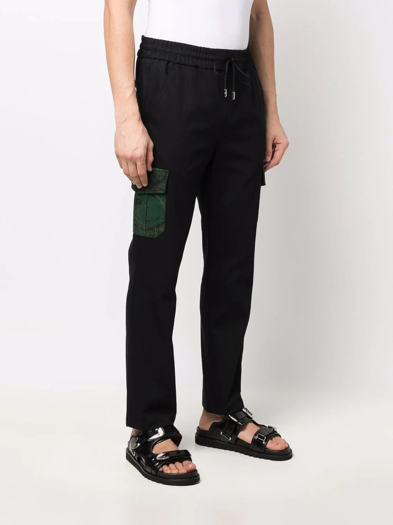 floral-print cargo track trousers 3