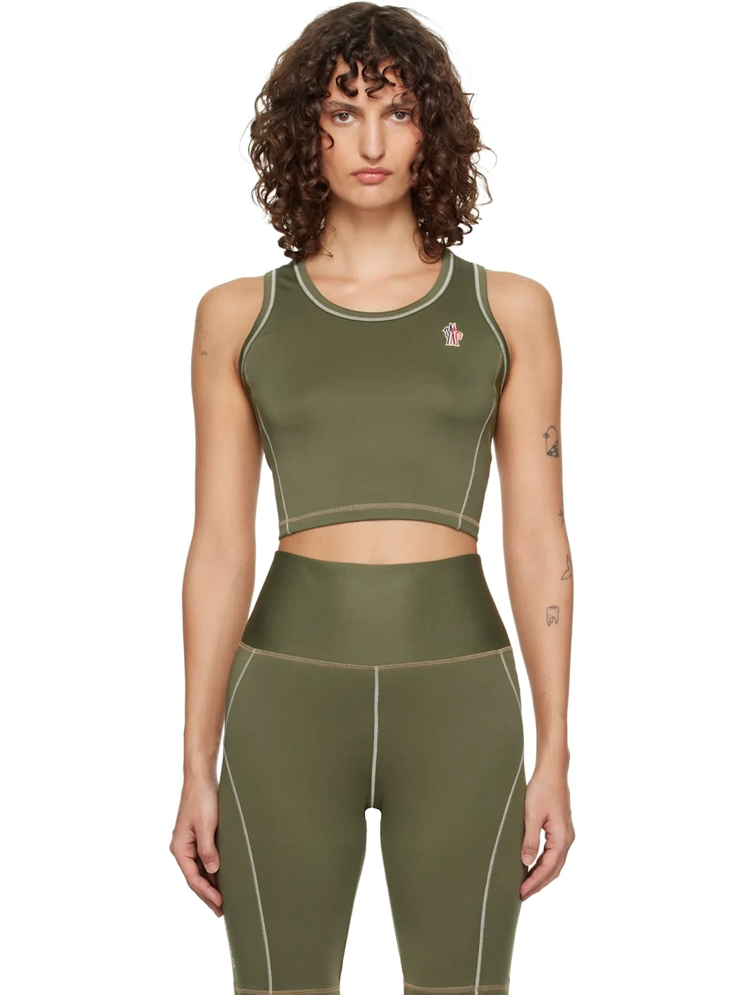 Khaki Polartec Sport Top - 1