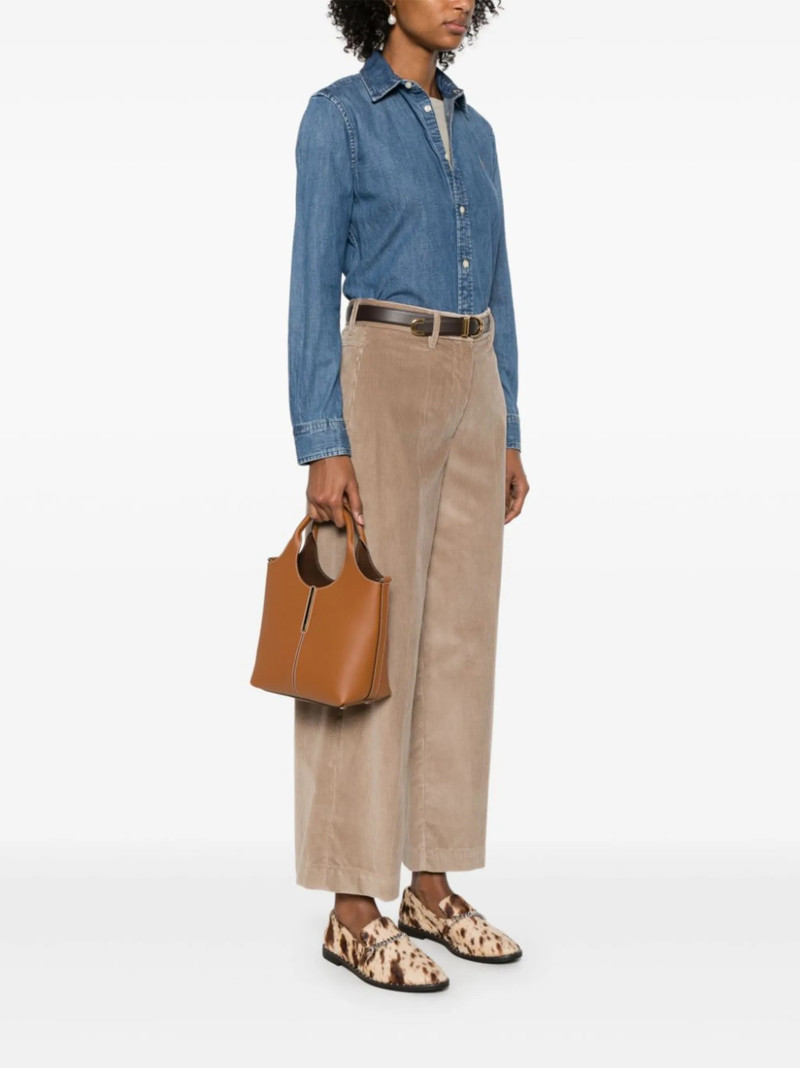 Tod's mini leather tote bag outlook