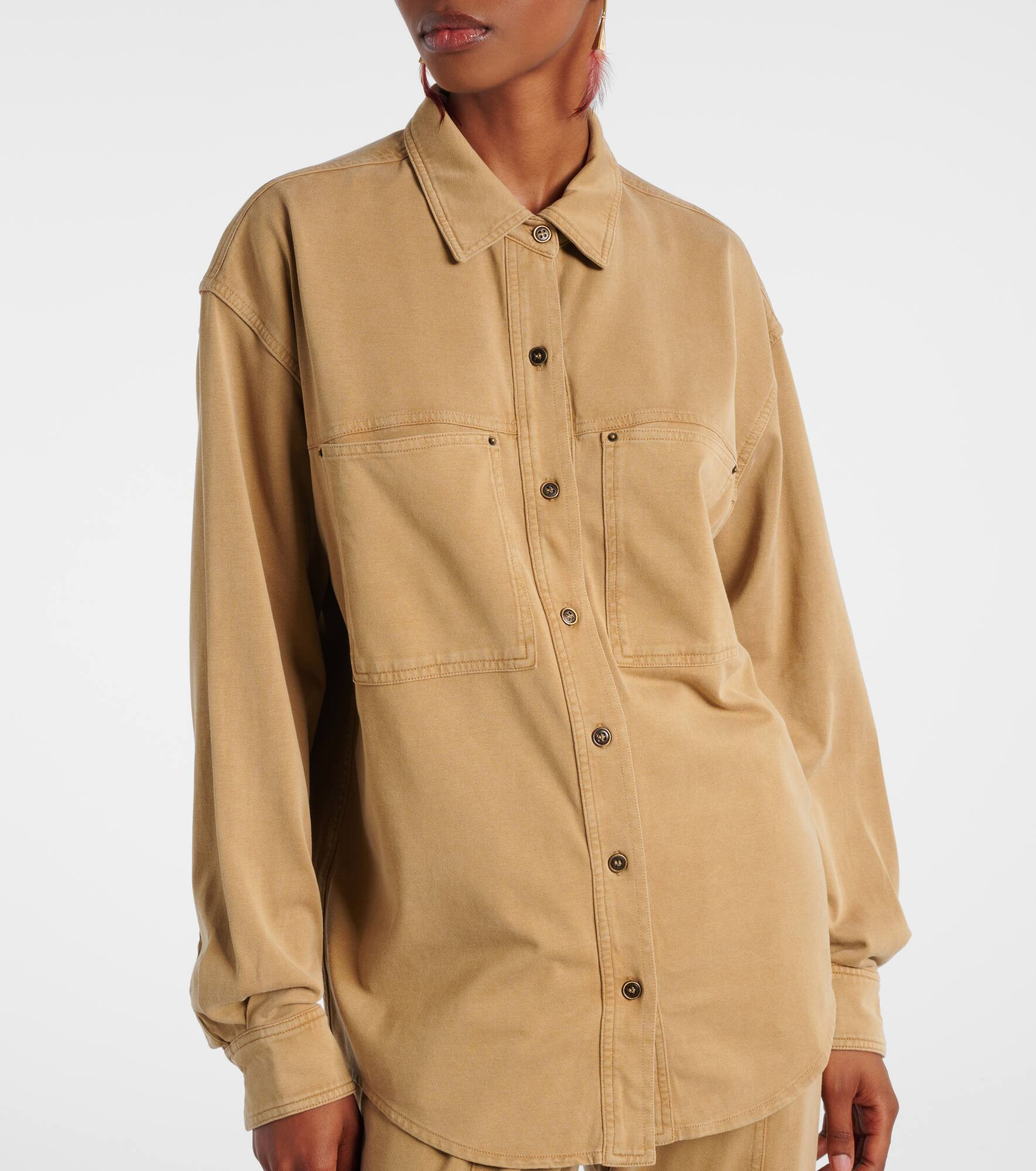 Raquel cotton jersey shirt - 6