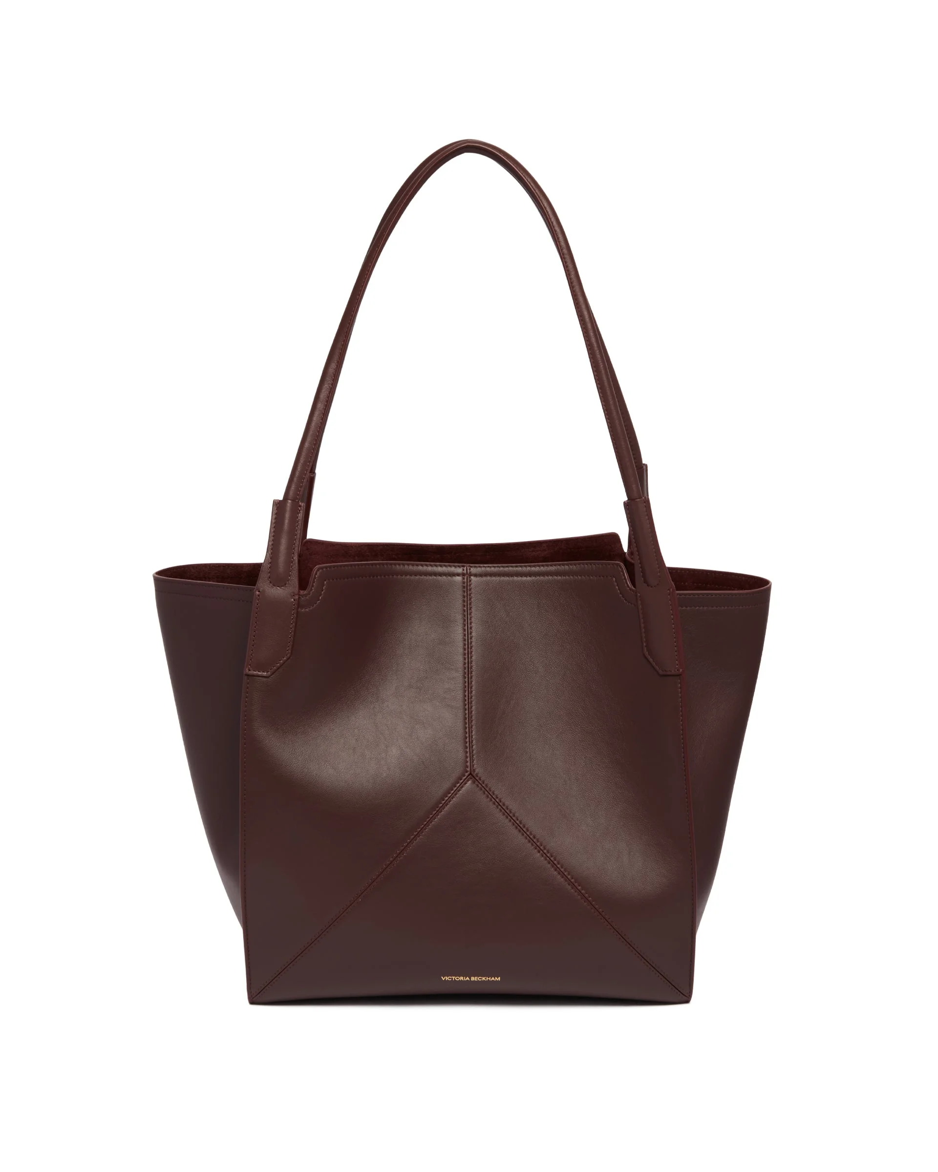 Brown Victoria Leather Tote - 1