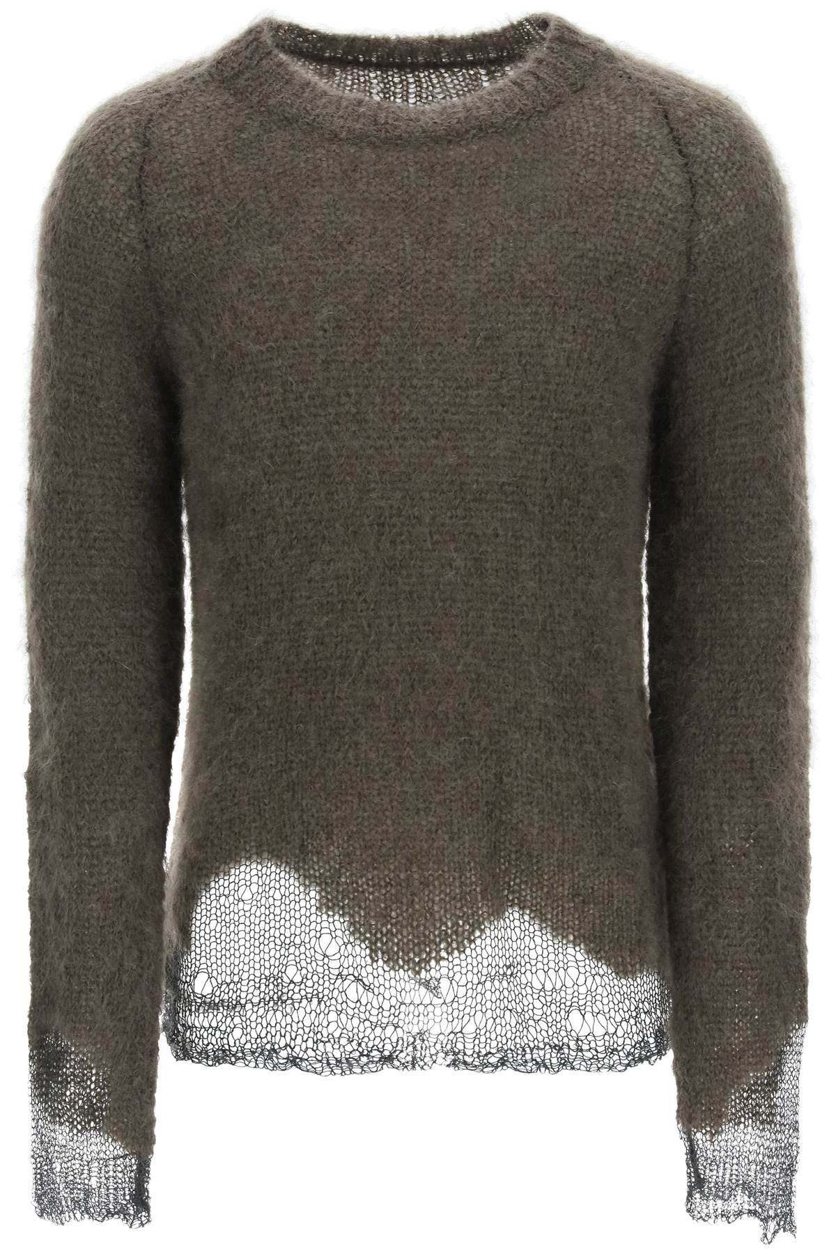 DISTRESSED MOHAIR SWEATER - 1