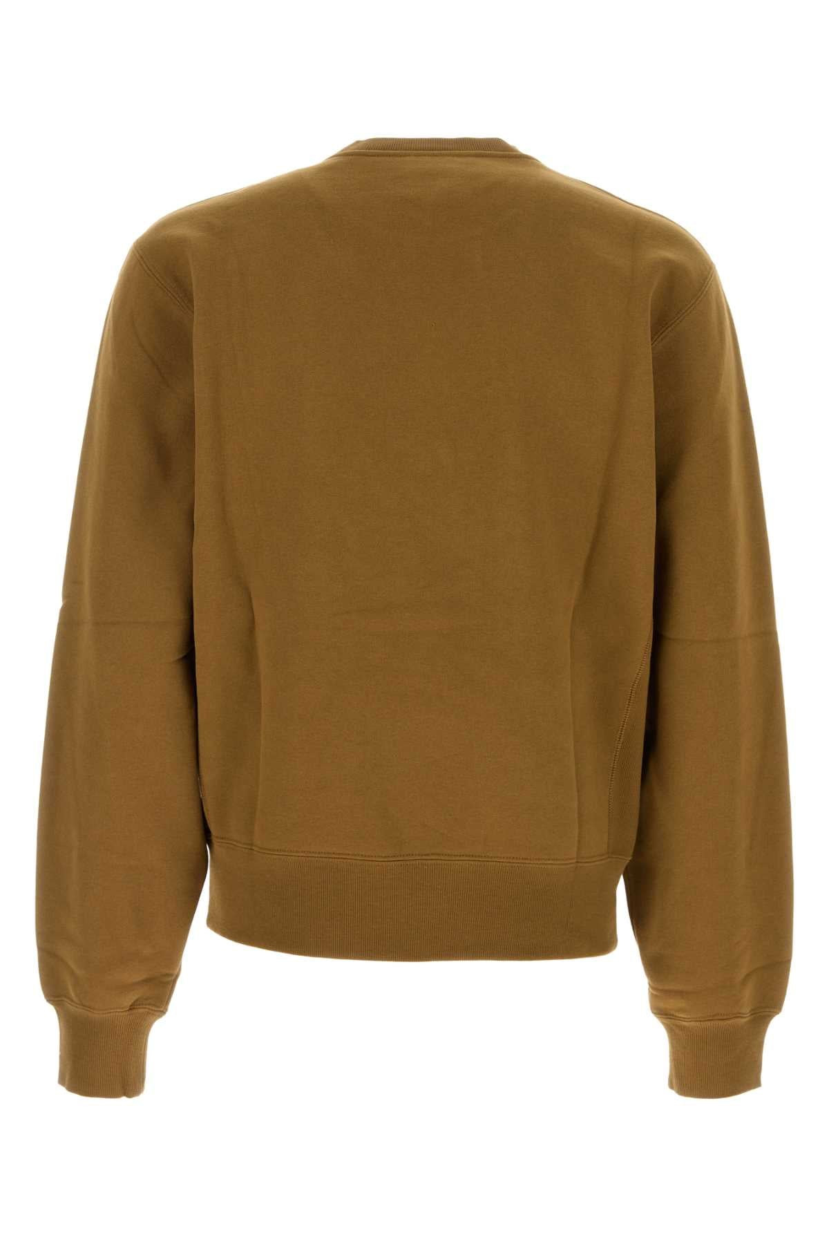Saint Laurent Men Brown Cotton Sweatshirt - 2