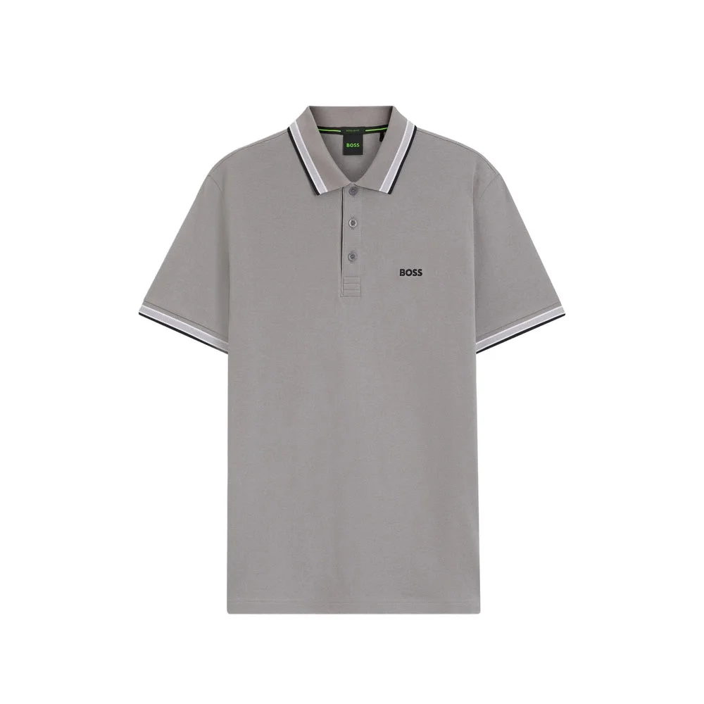 Boss Grey Polo Shirts Men - 1