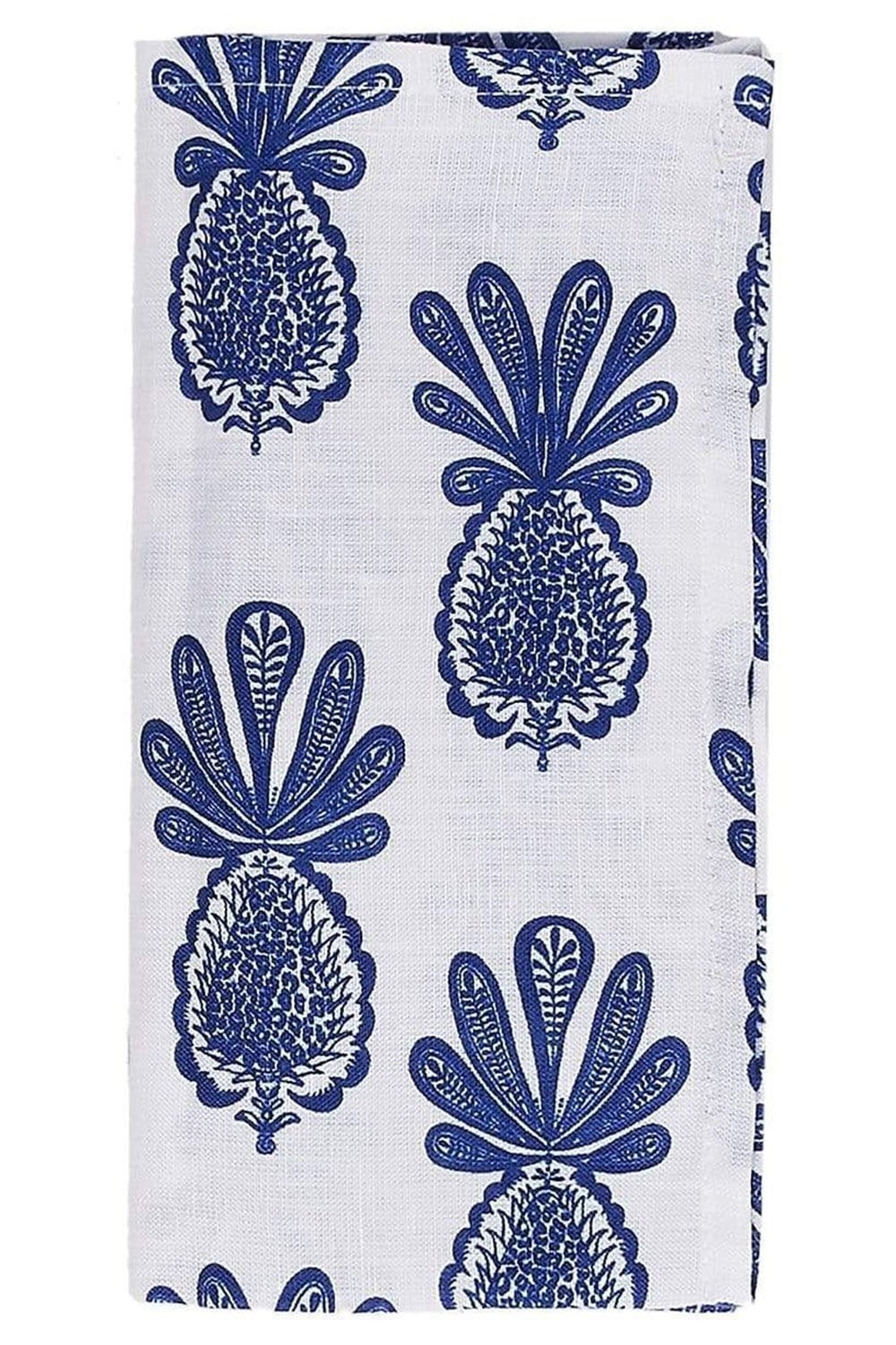 Large Napkins Set Of 6 - Pineapple Blu - 3