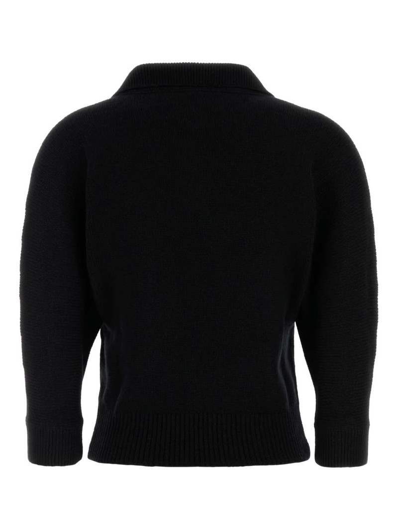 KHAITE cashmere polo shirt outlook