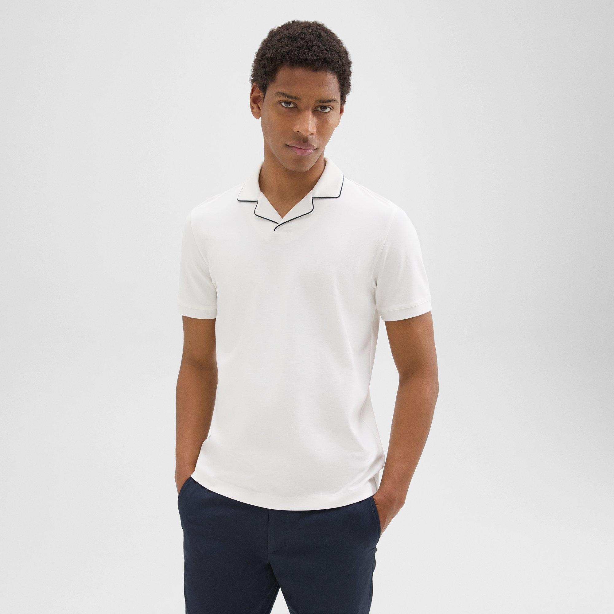 Johnny Collar Polo in Relay Jersey - 2
