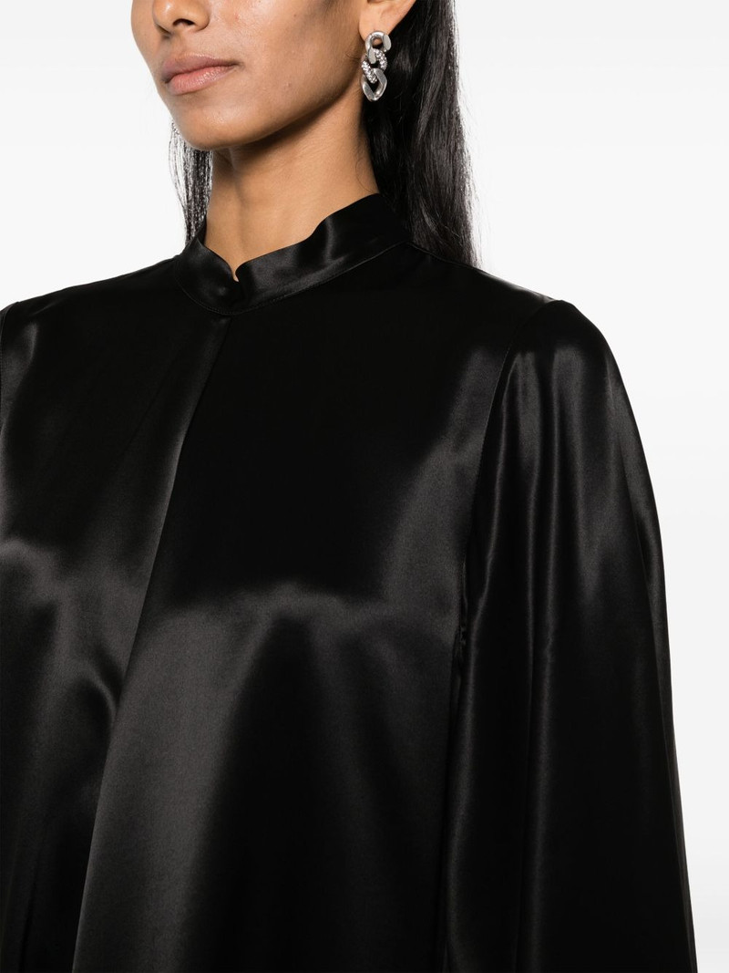 satin shift midi dress 5