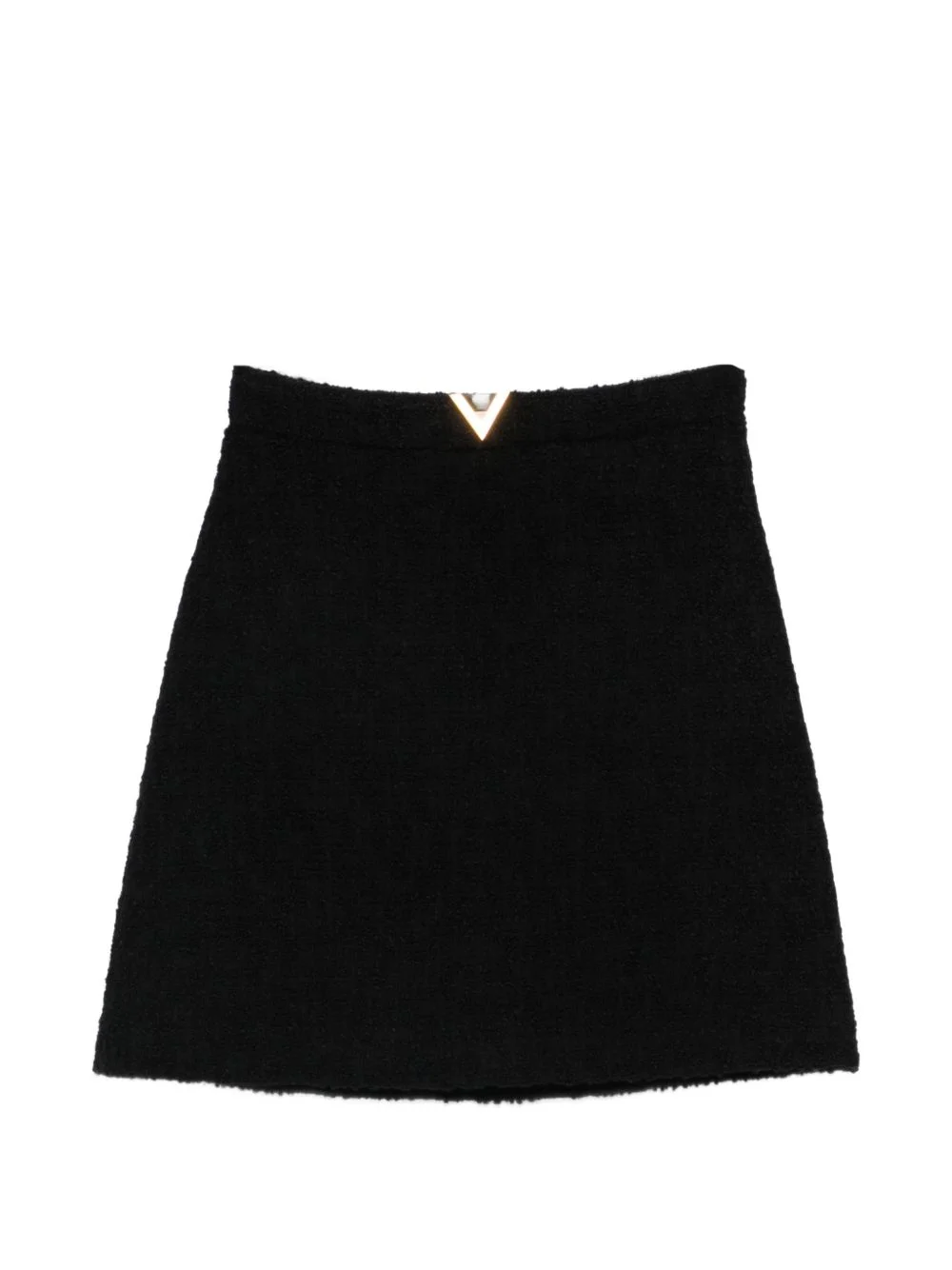 triangle-detail mini skirt - 1