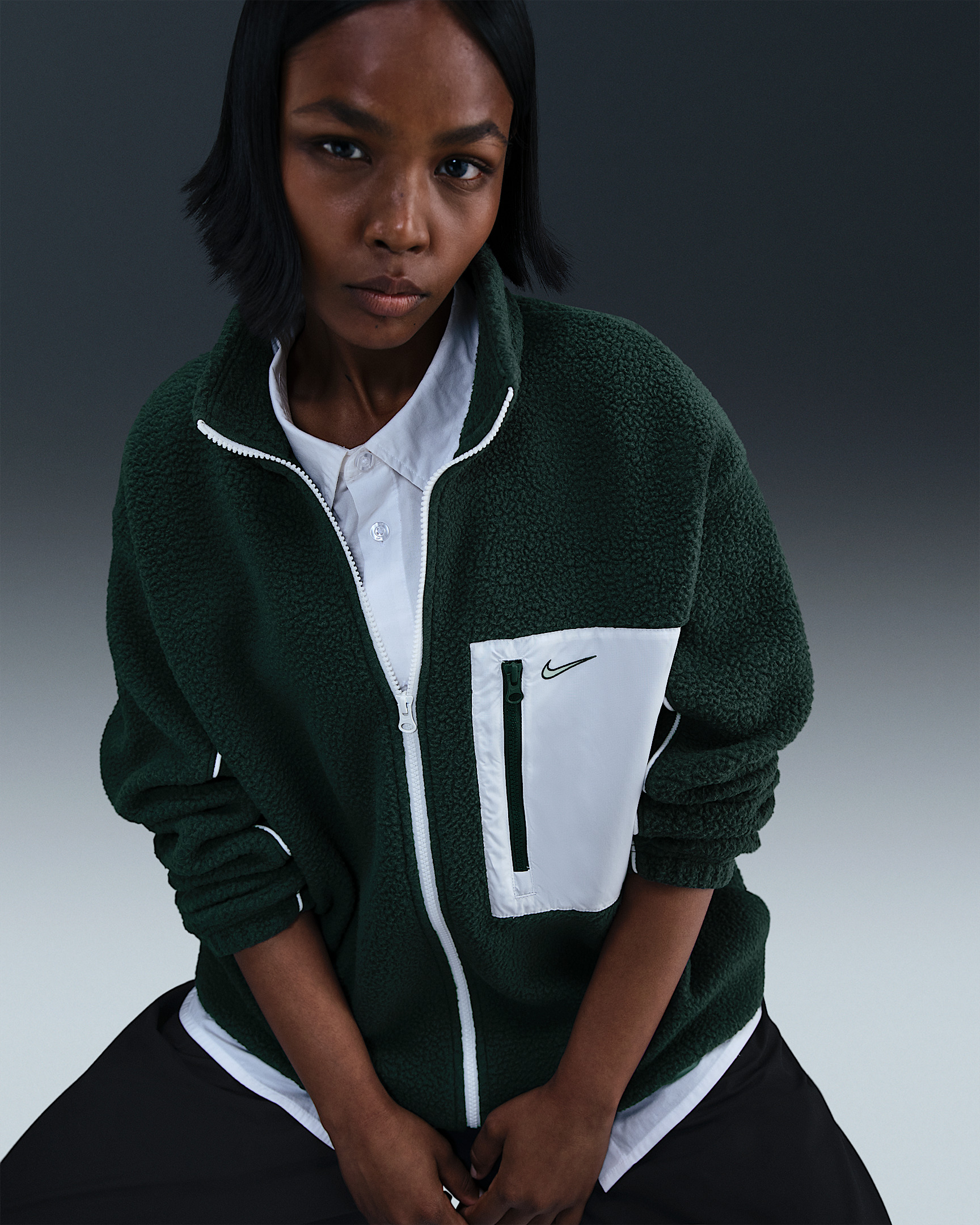 Nike Sportswear Women's Full-Zip High-Pile Fleece Jacket - 3