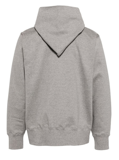 Kolor graphic-print cotton hoodie outlook