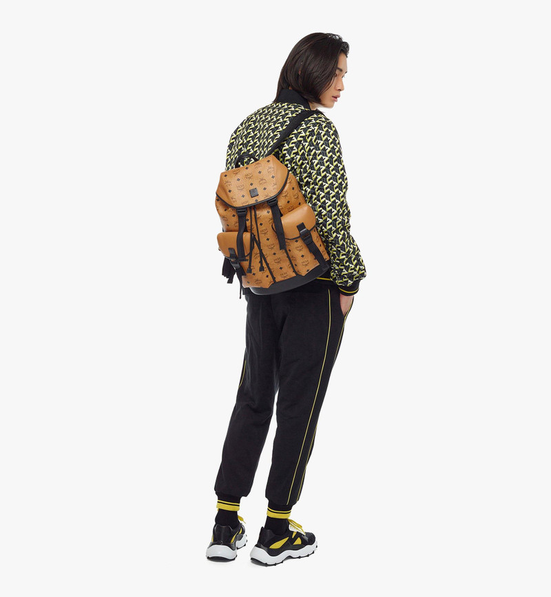 MCM Brandenburg Backpack in Visetos outlook