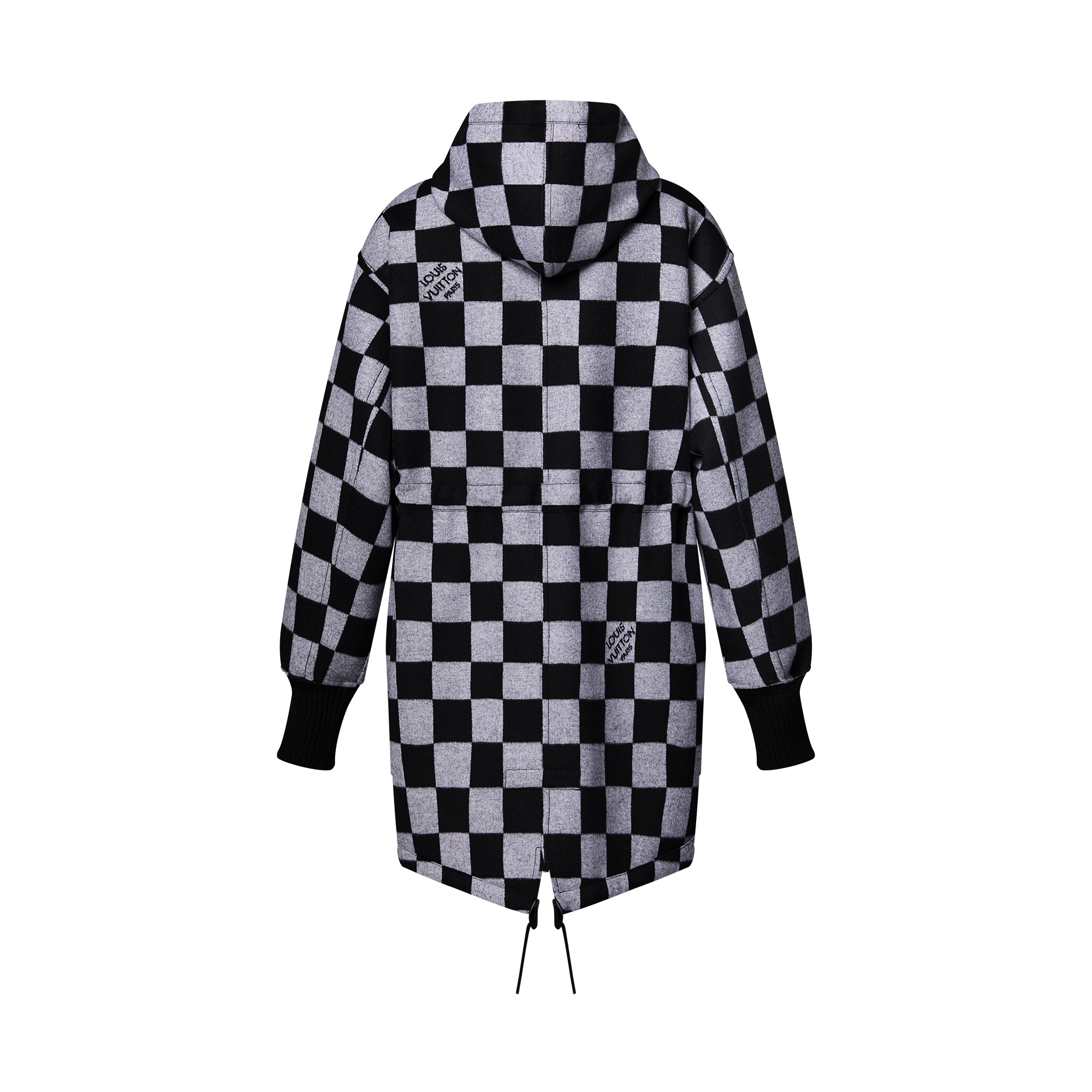 Reversible Double Face Damier Parka - 3
