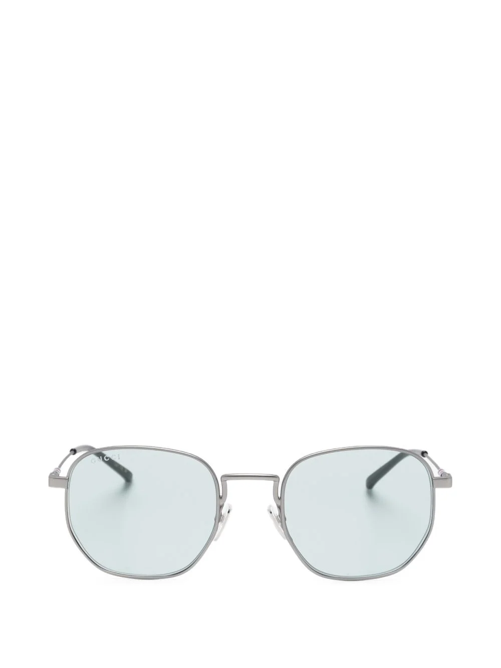 geometric-frame sunglasses - 1