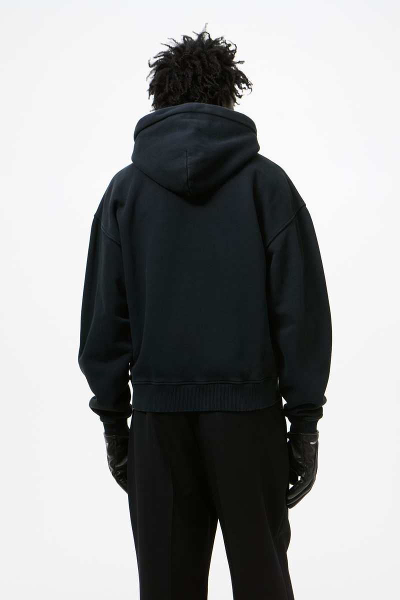 Rascal Hood Washed Black Star Fleece 6