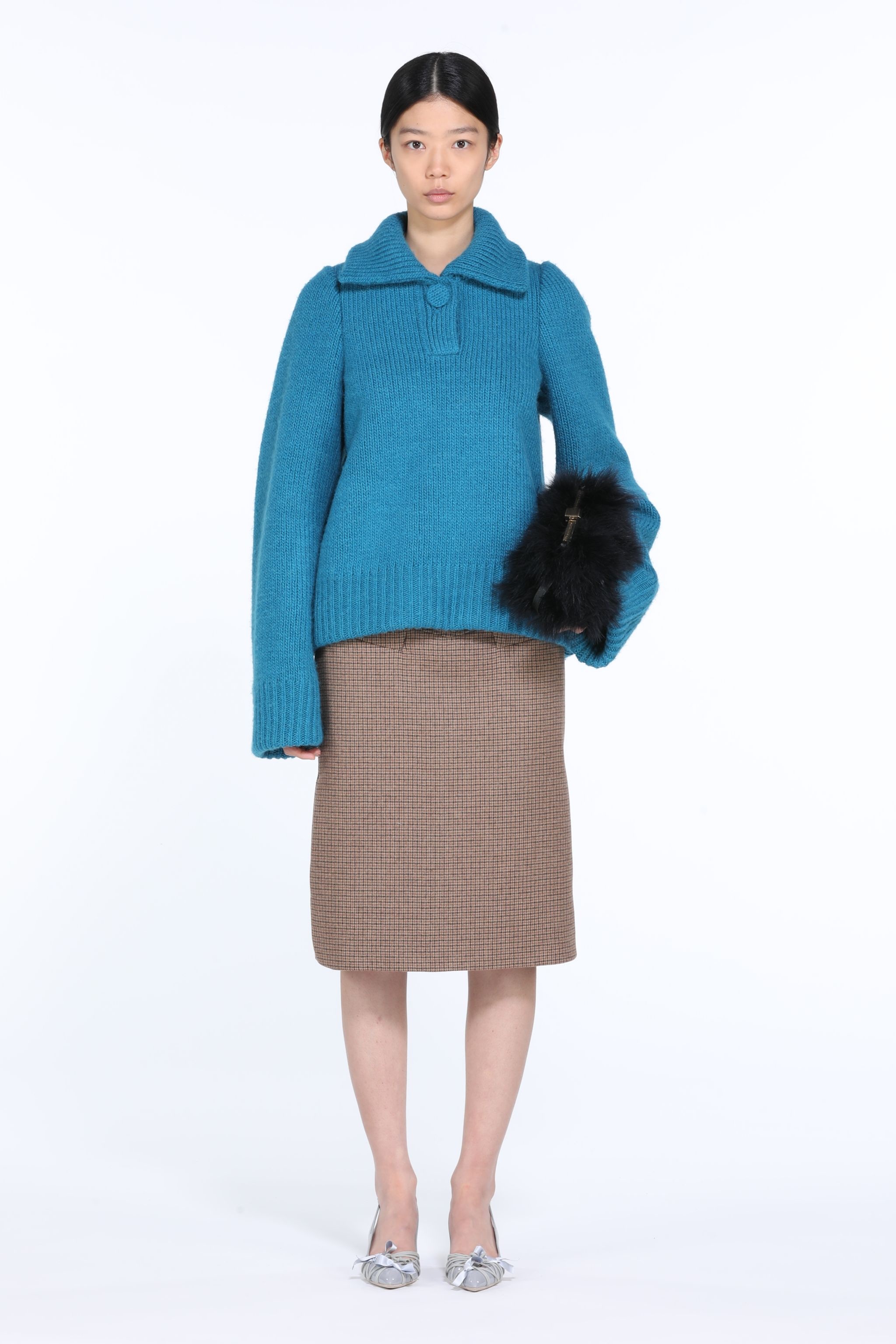 RIBBED POLO SWEATER - 4