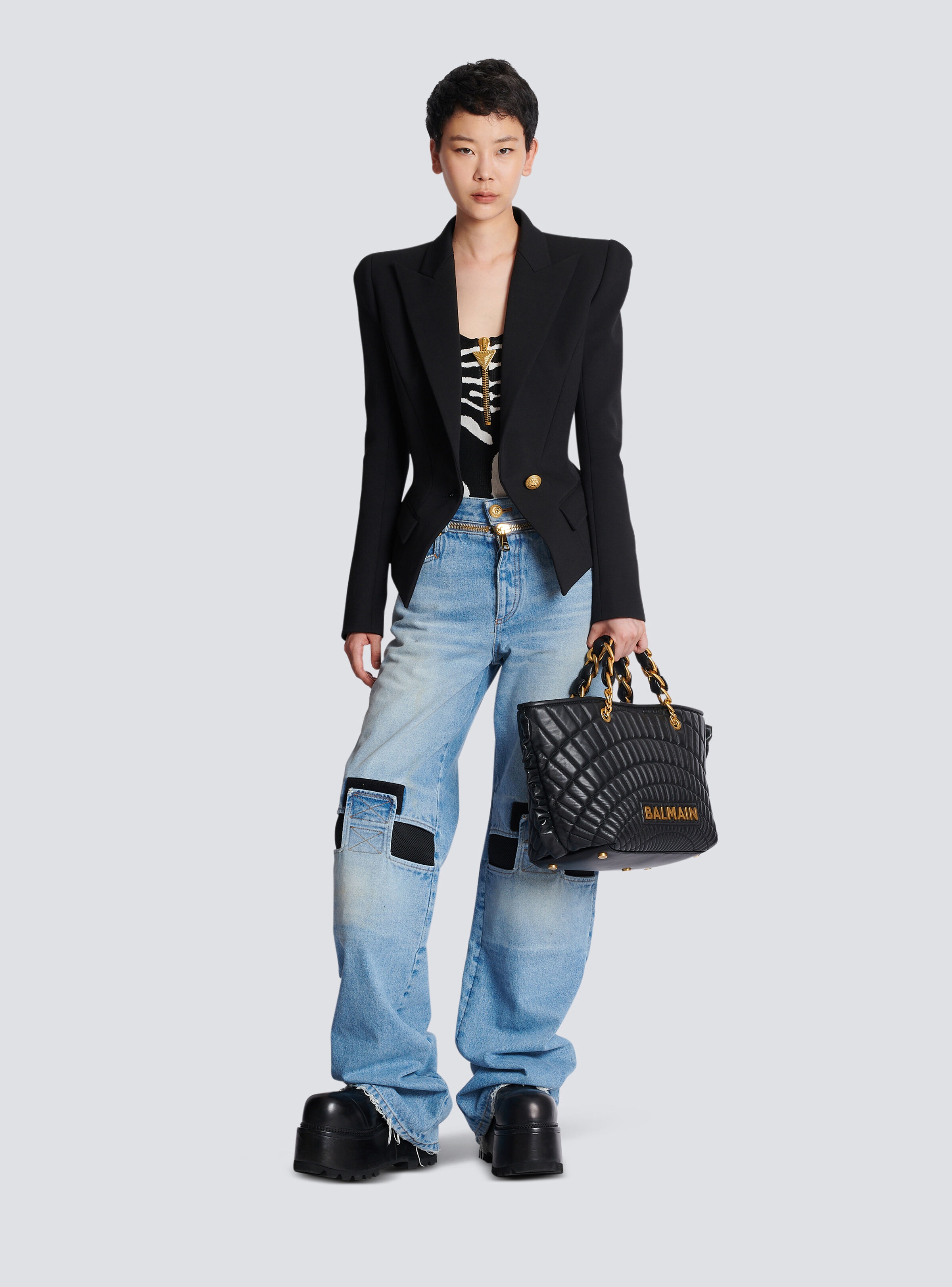 1945 Soft Tote bag in quilted leather - 2