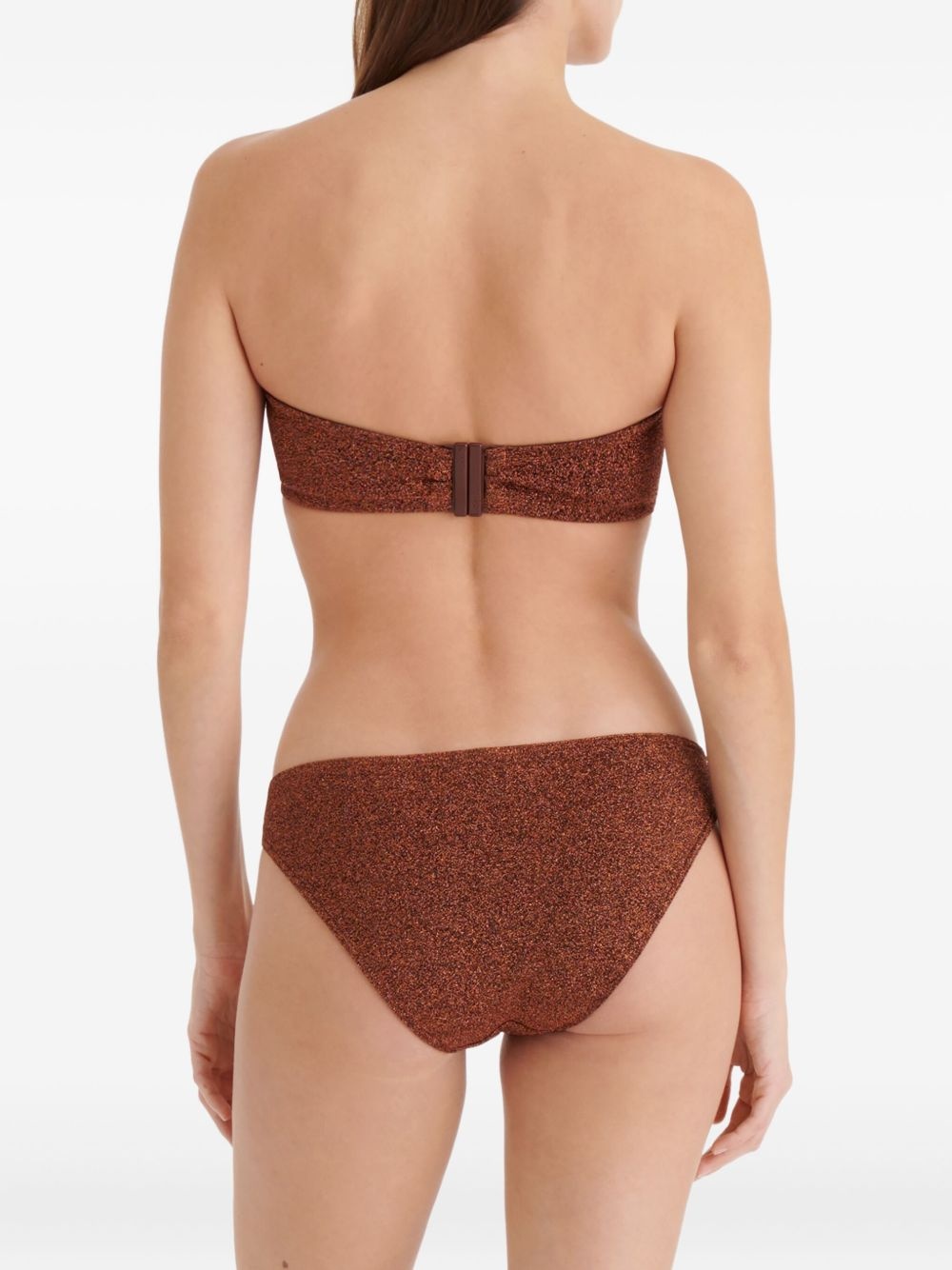 Flamboyant ruched bandeau bikini top - 4